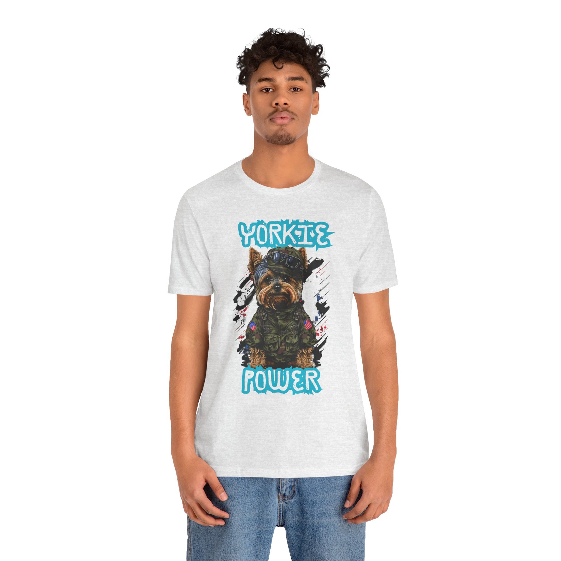 Yorkie Power Unisex Tee