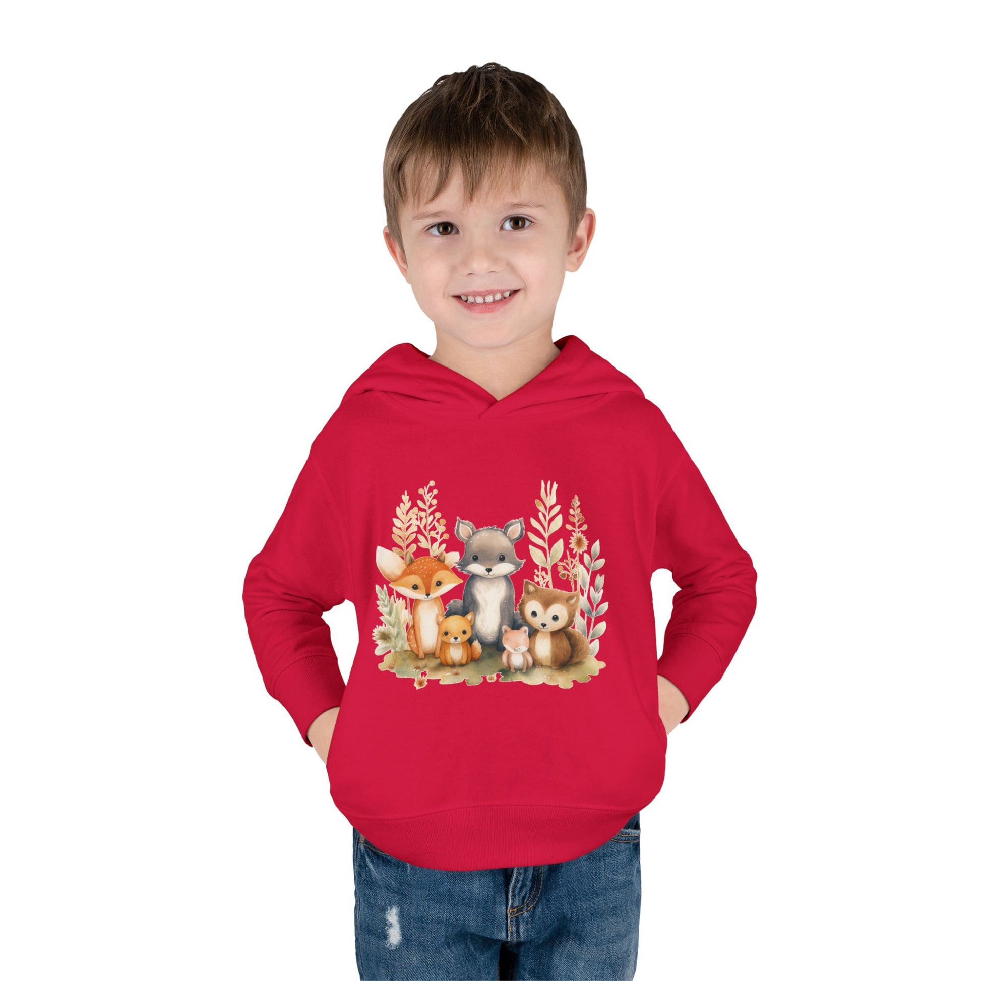 Whimsical Animal Toddler Hoodie