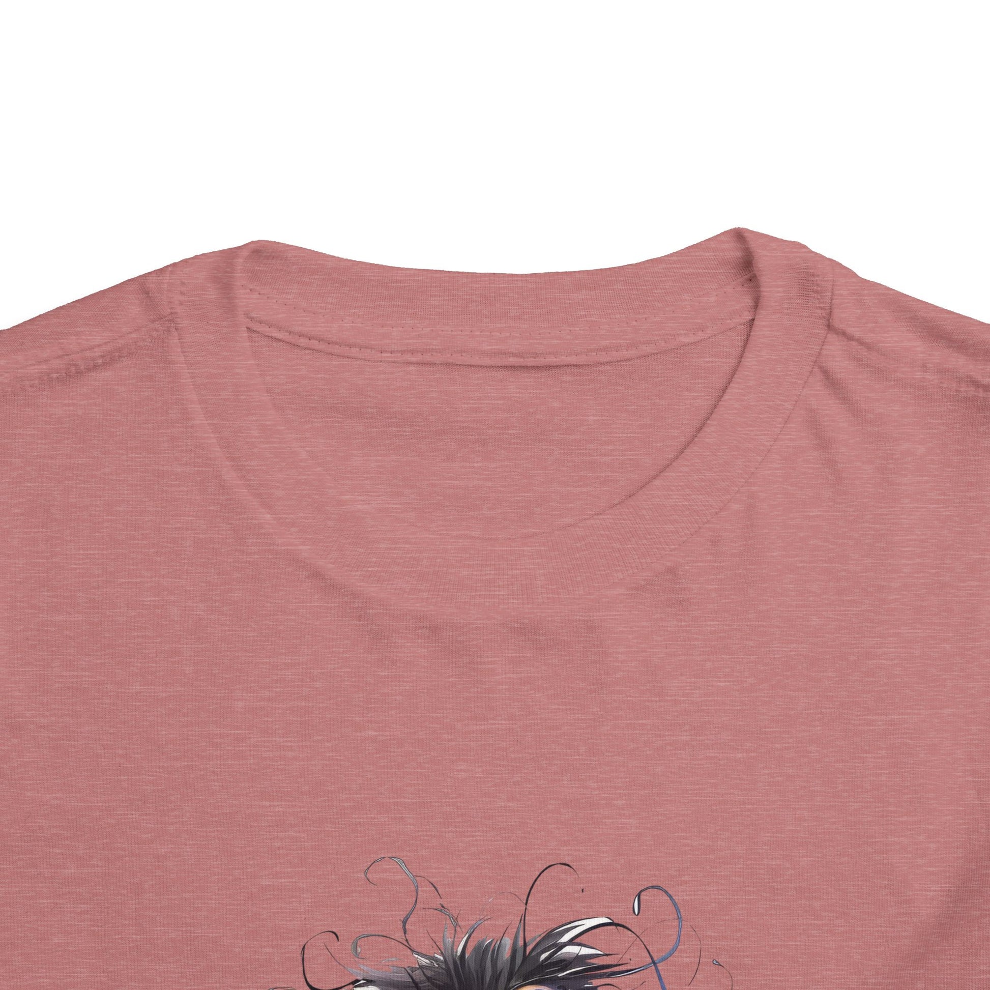 Whimsical Toddler Short Sleeve Tee with Adorable Cartoon Bird