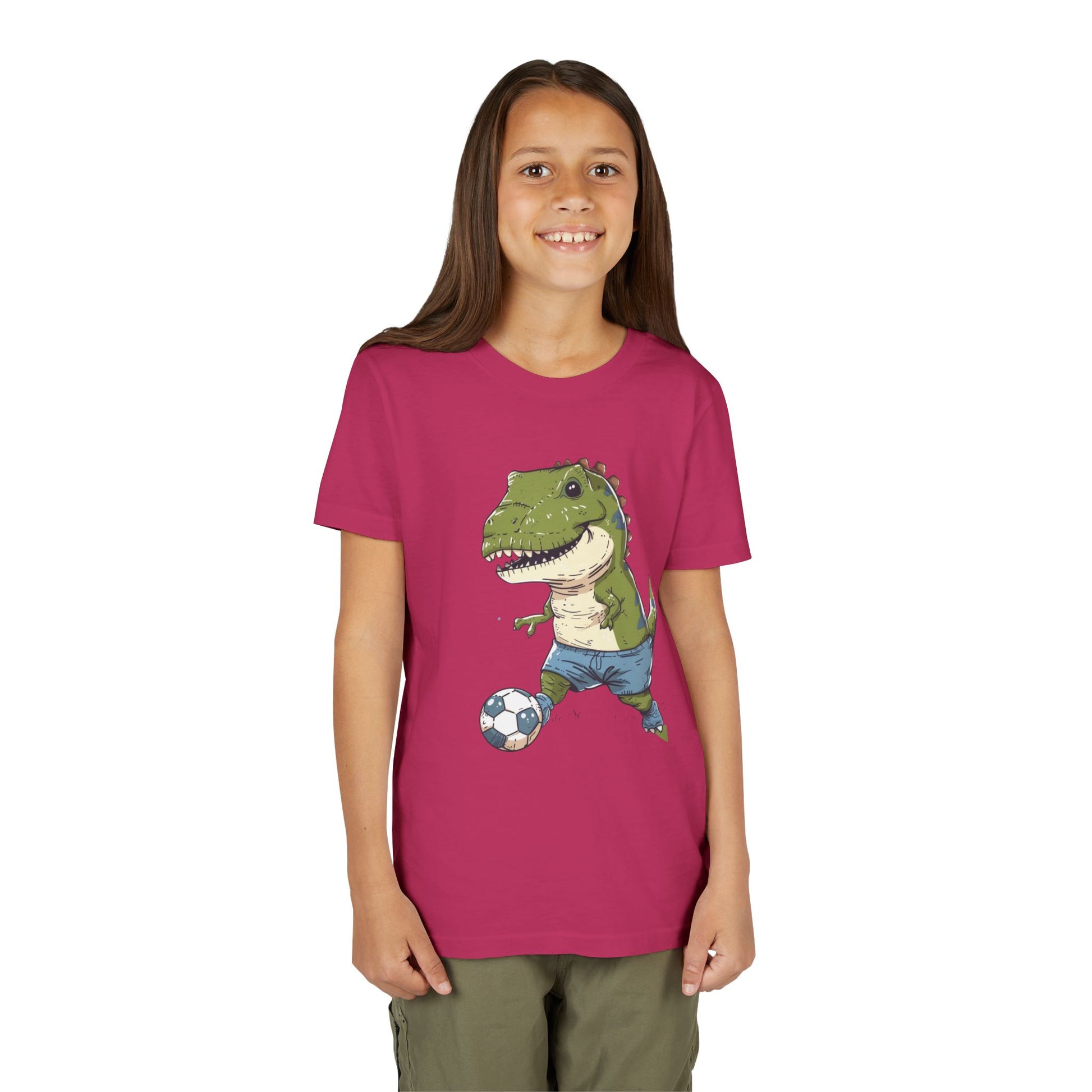 Dinosaur Soccer Youth Tee