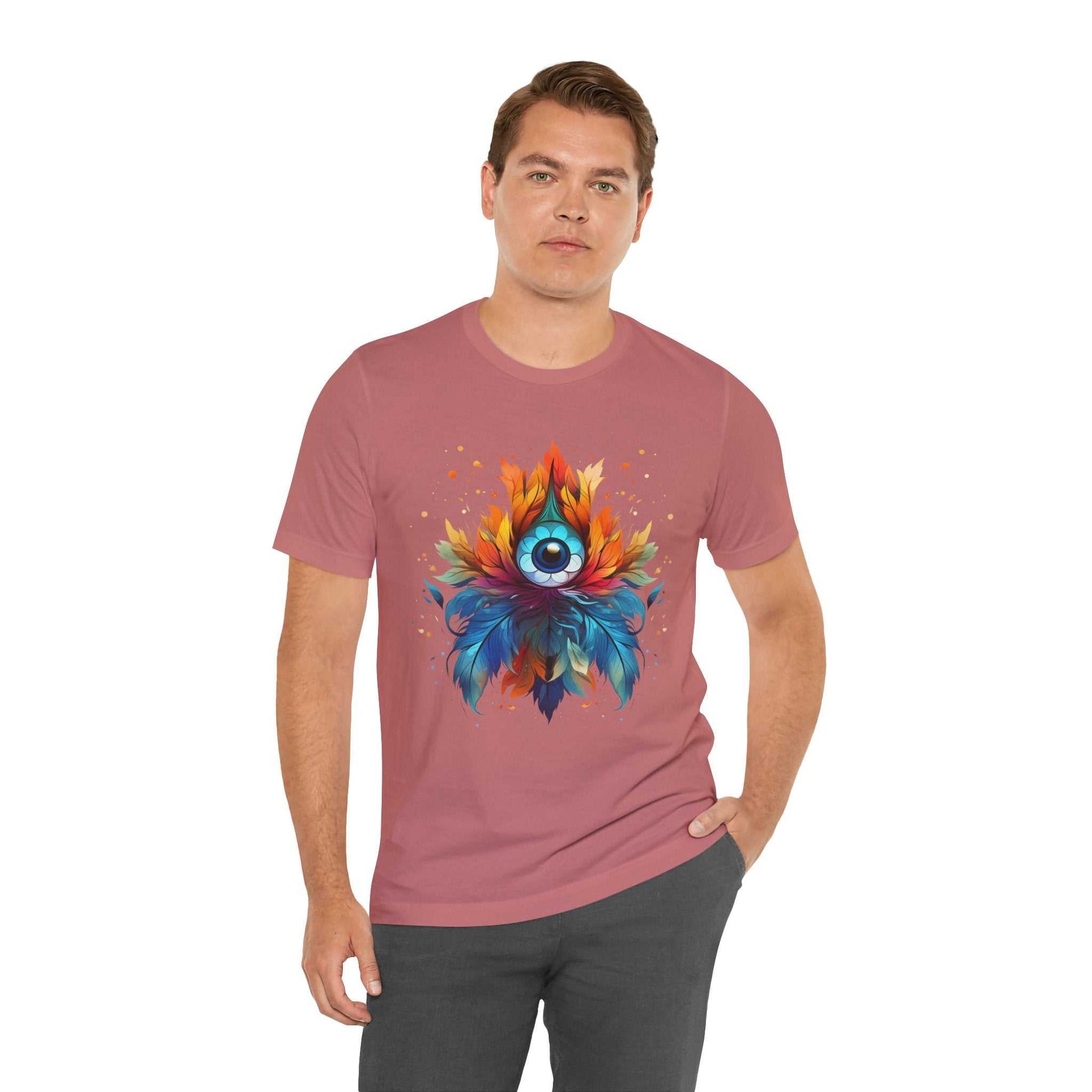 Vibrant Eye-Mandala Tee