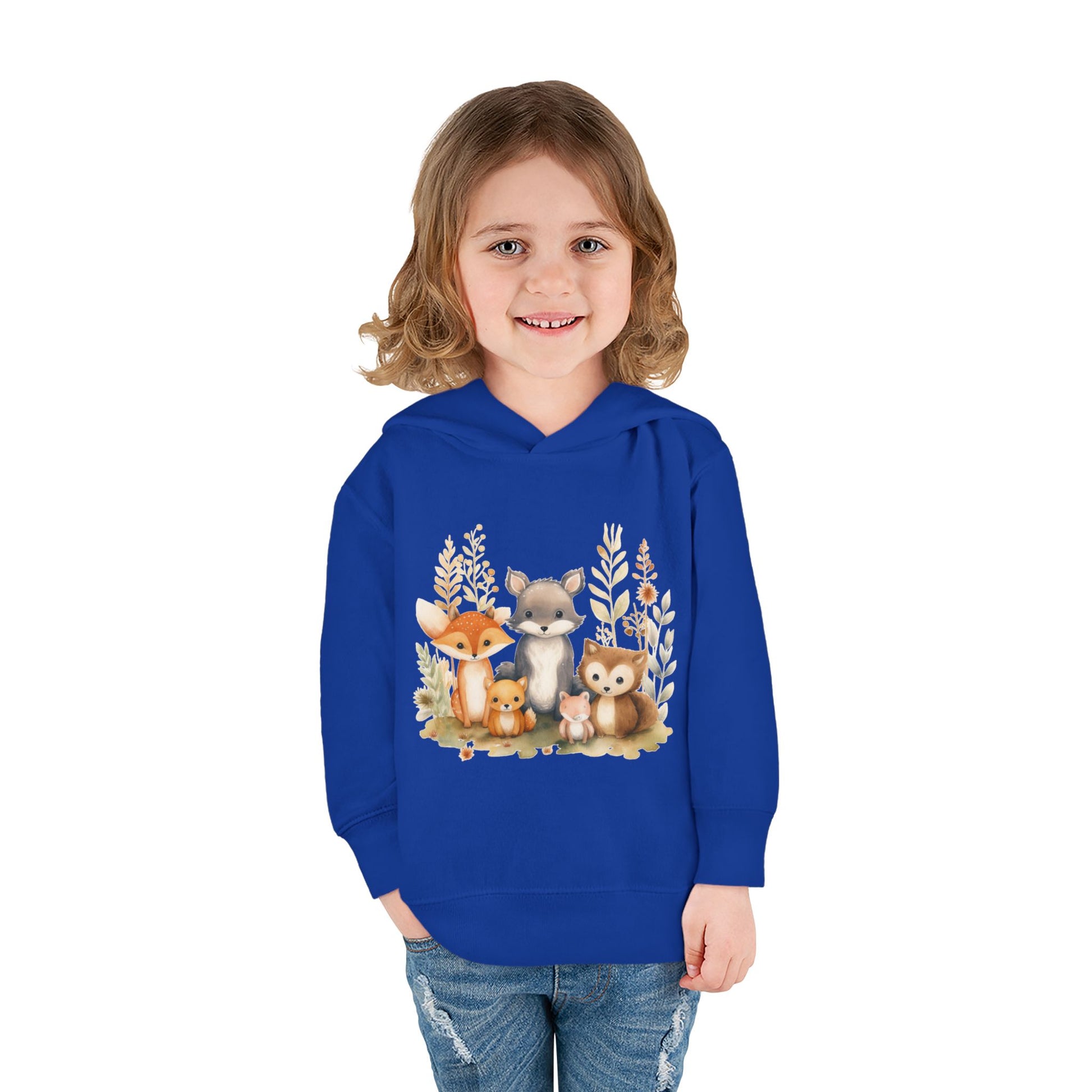 Whimsical Animal Toddler Hoodie