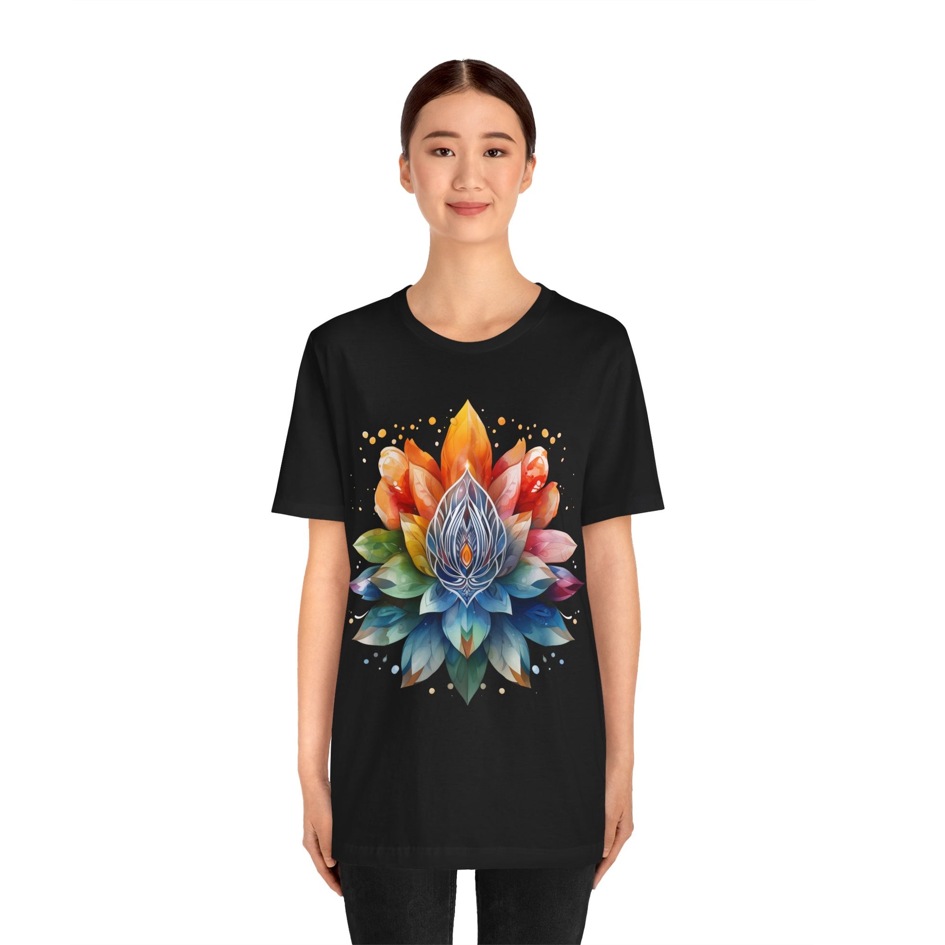 Colorful Lotus Flower T-Shirt