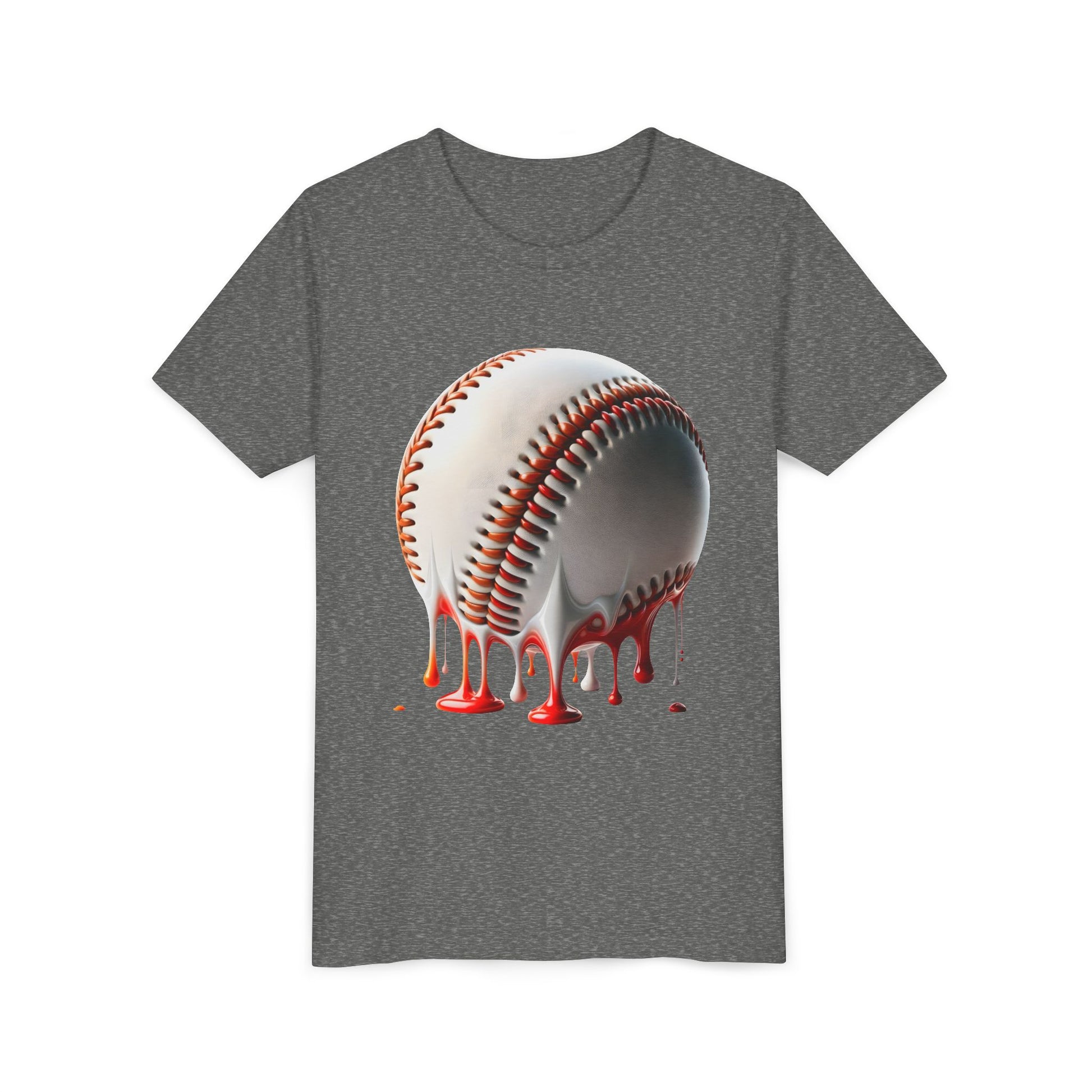 Youth Baseball Inspired Dripping Tee