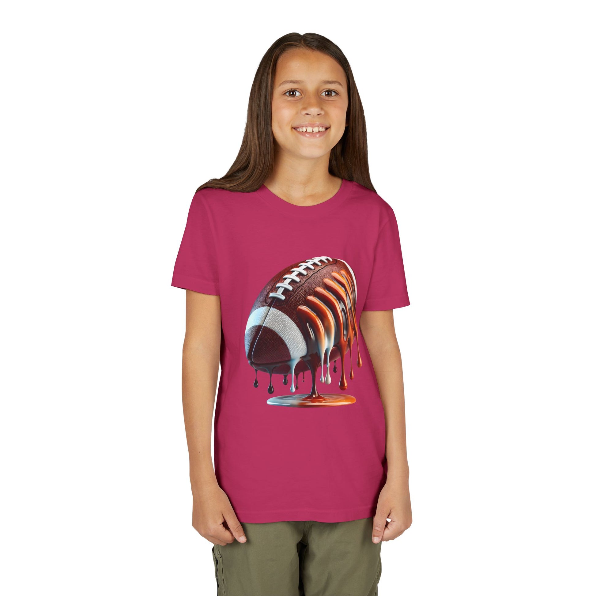 Dripping Football Youth Tee