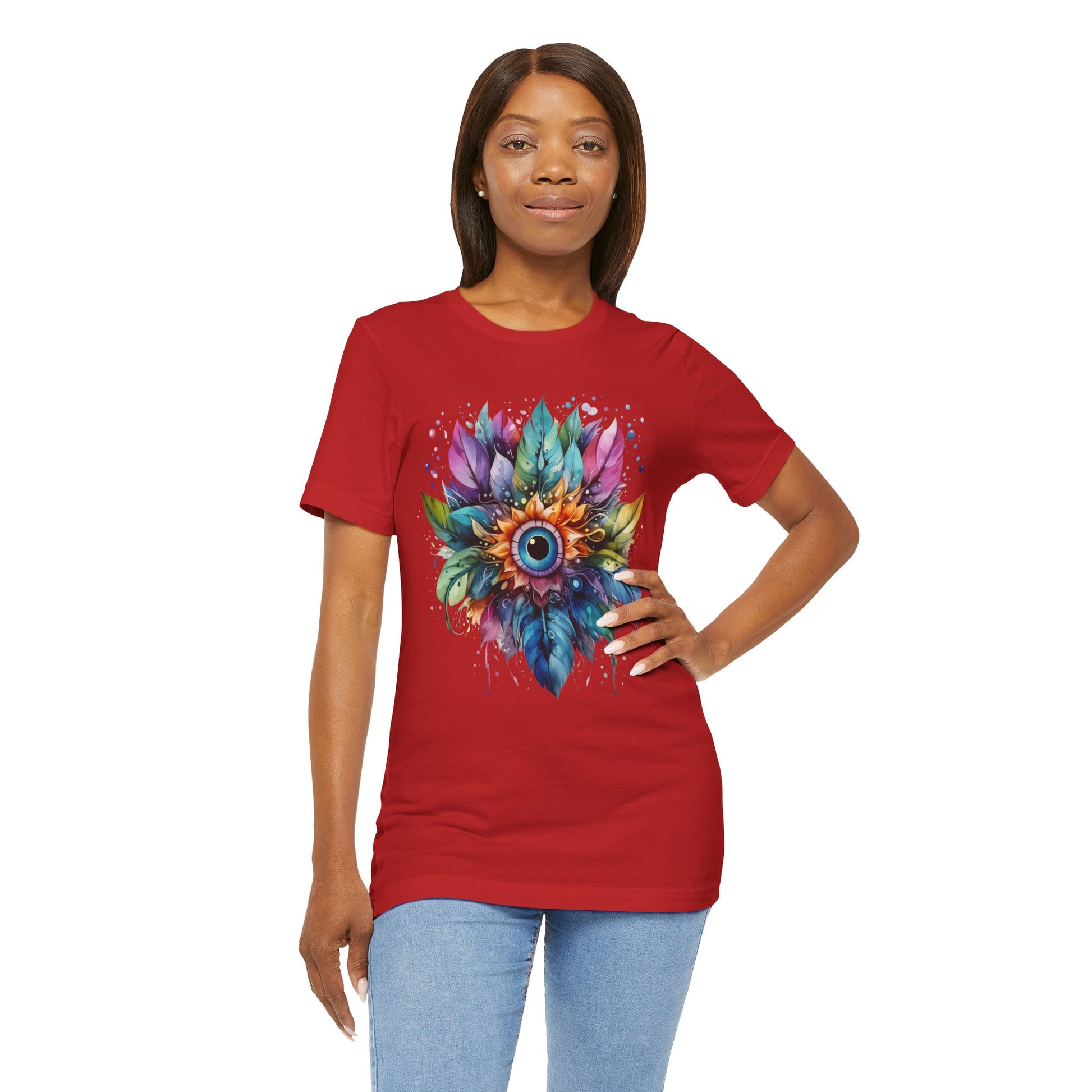 Colorful Eye Design Unisex Tee