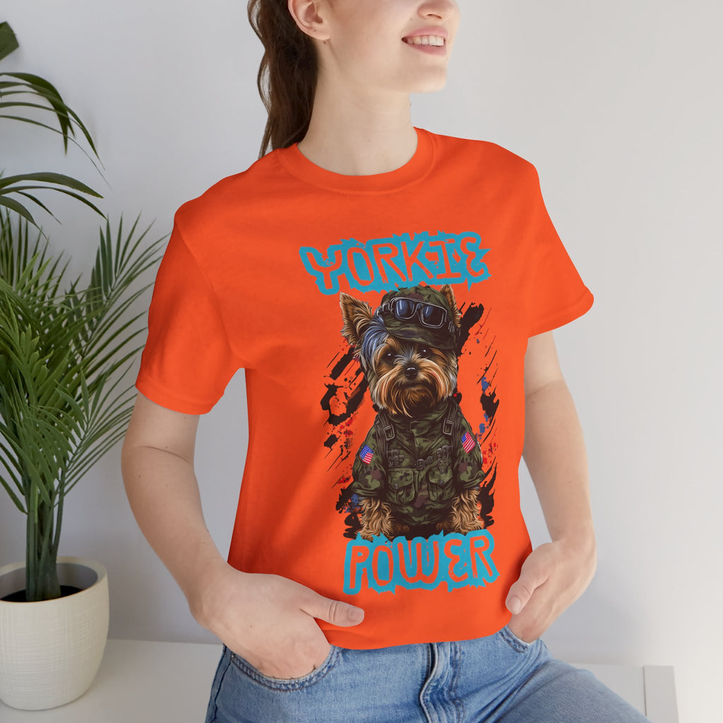Yorkie Power Unisex Tee