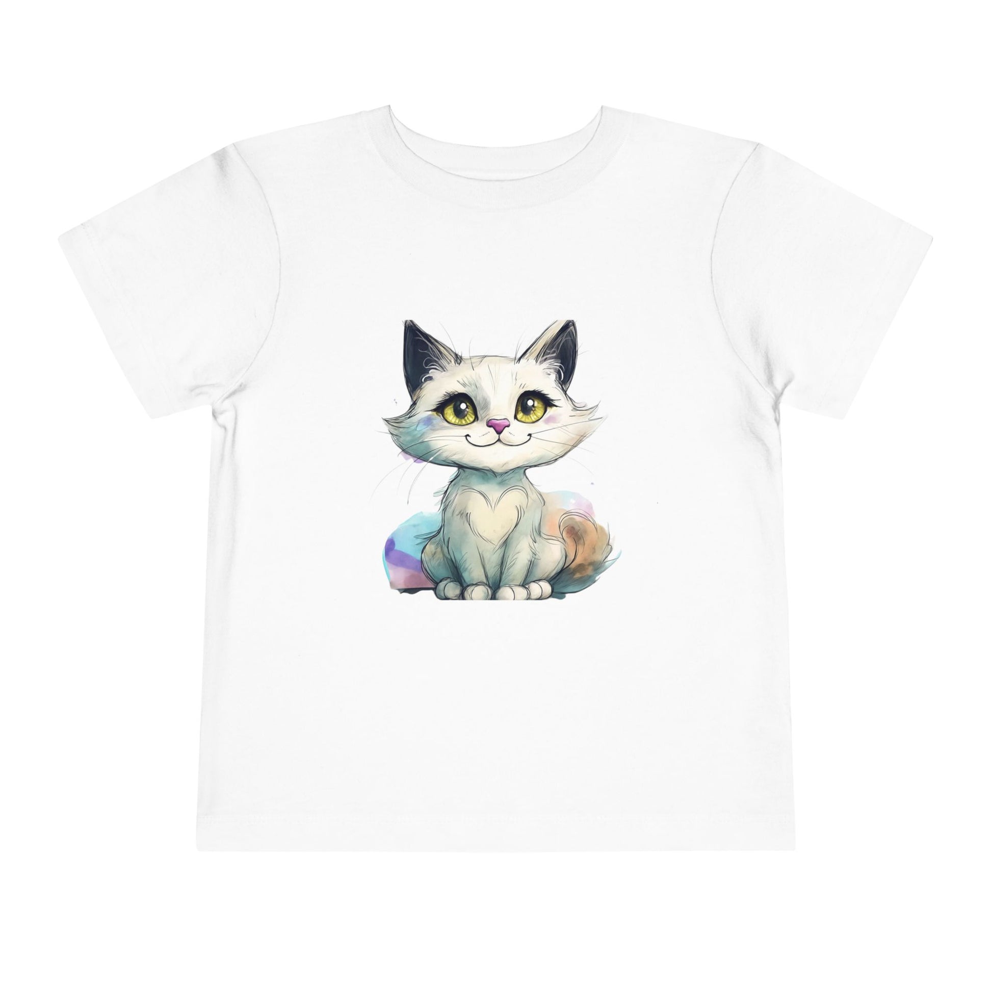 Adorable Cat Toddler Tee