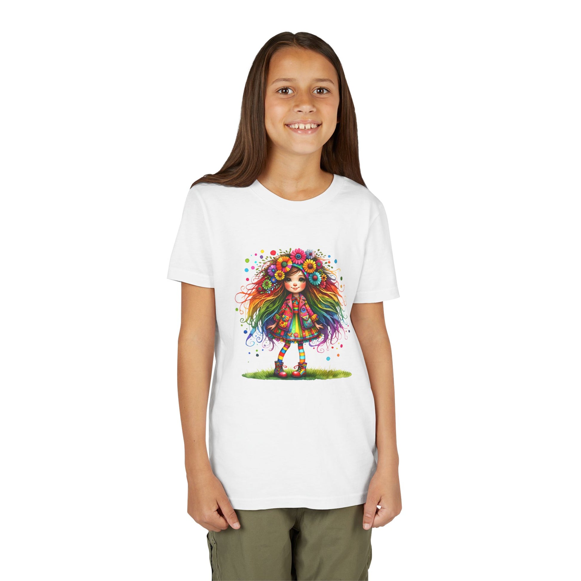 Whimsical Flower Child Youth Tee