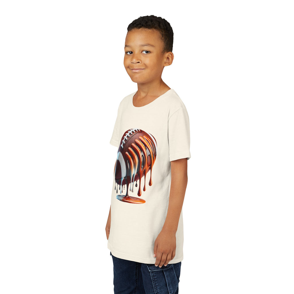 Dripping Football Youth Tee