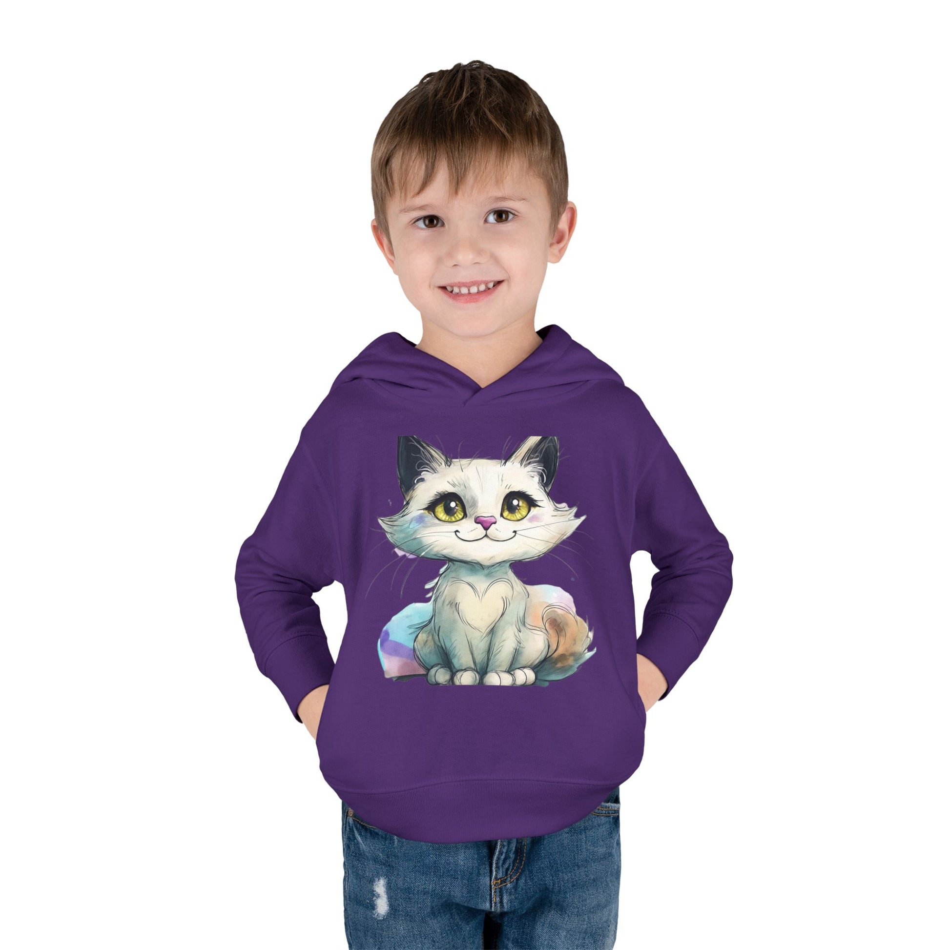 Cute Cat Toddler Hoodie