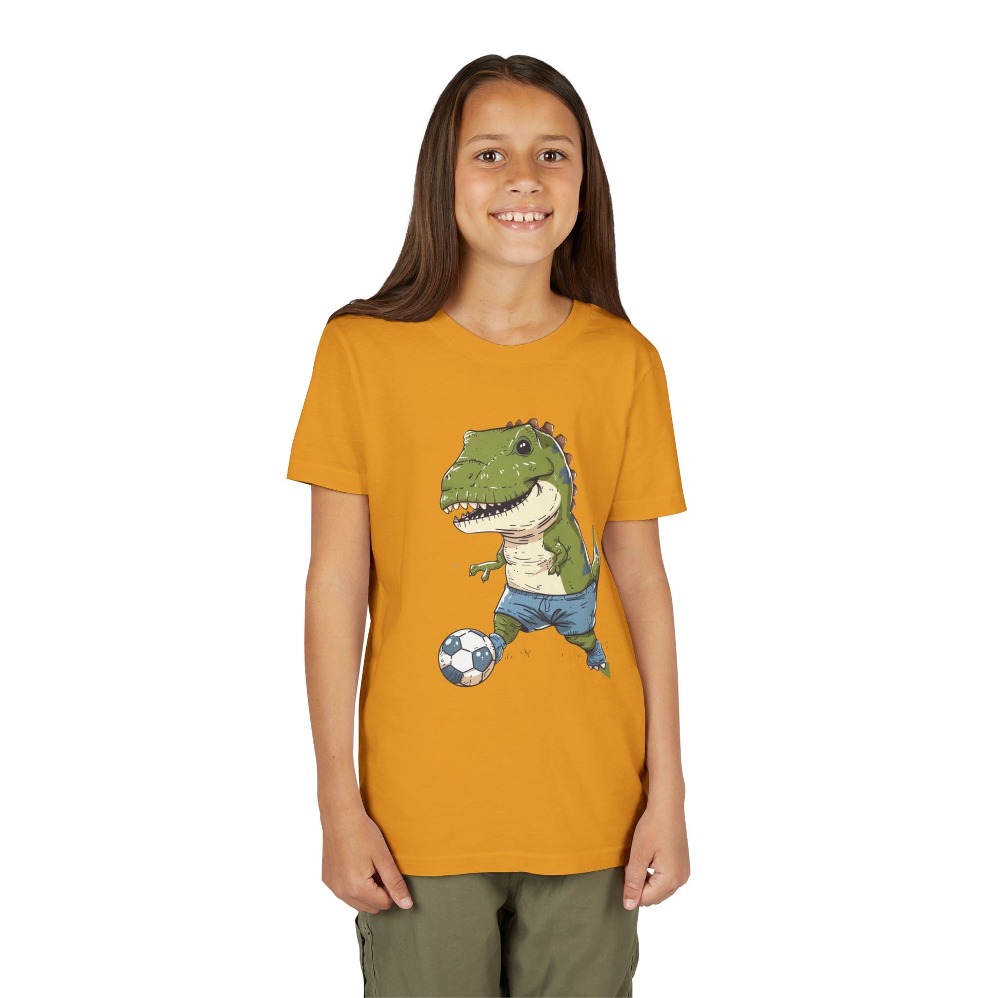 Dinosaur Soccer Youth Tee