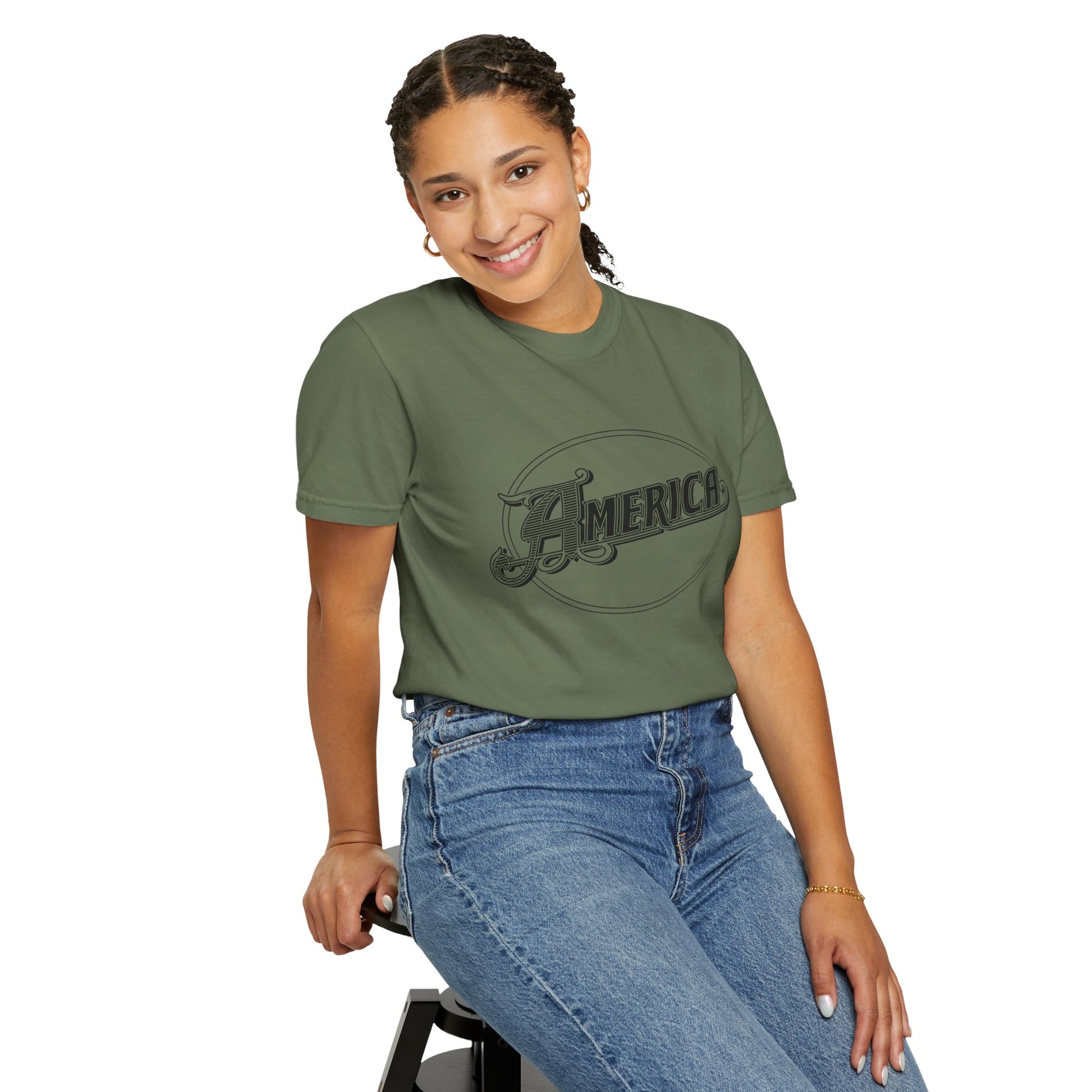America Vintage Garment-Dyed T-Shirt