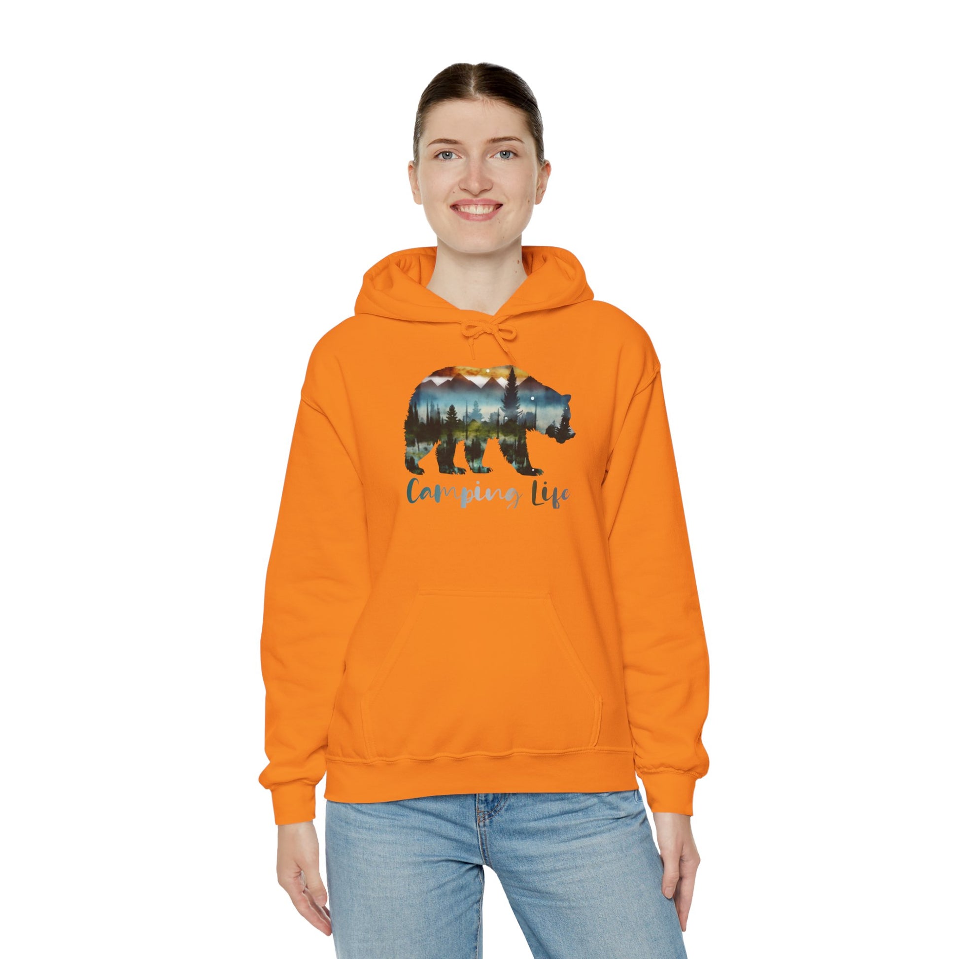 Camping Life Bear Hoodie