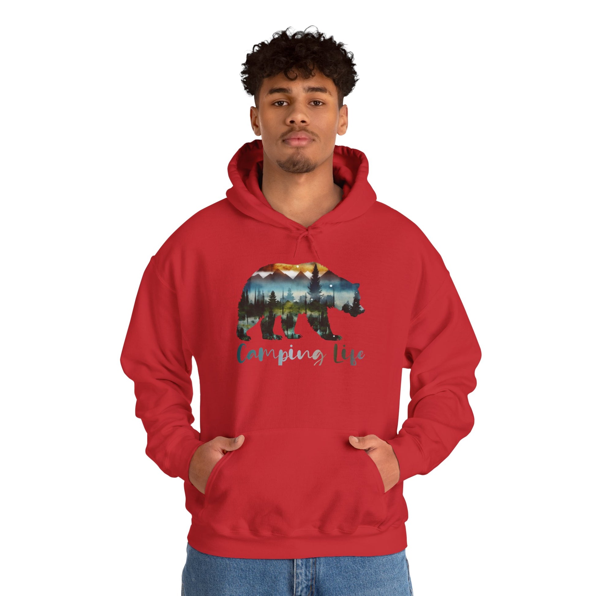 Camping Life Bear Hoodie