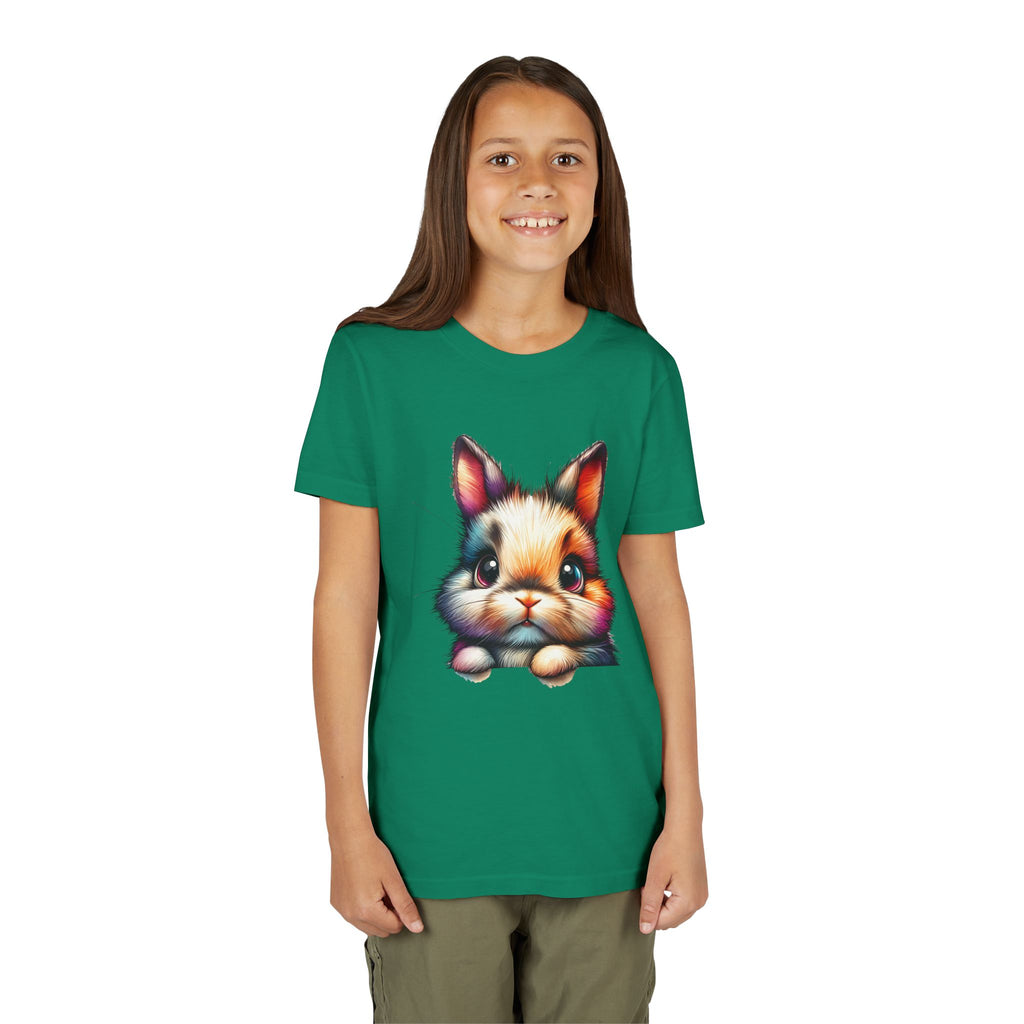 Colorful Bunny Youth Short Sleeve Tee