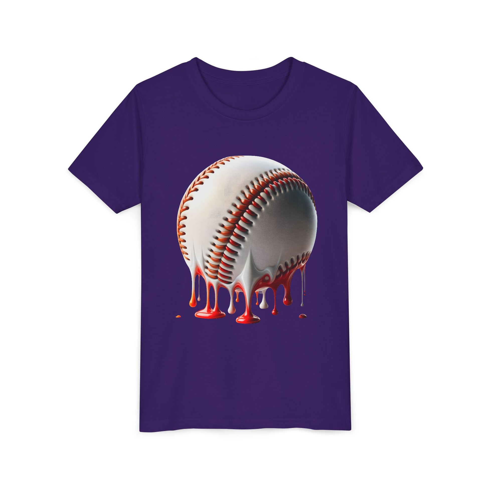 Youth Baseball Inspired Dripping Tee