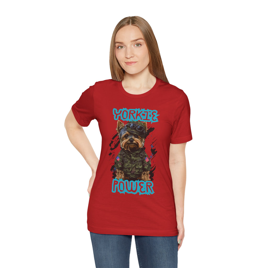 Yorkie Power Unisex Tee