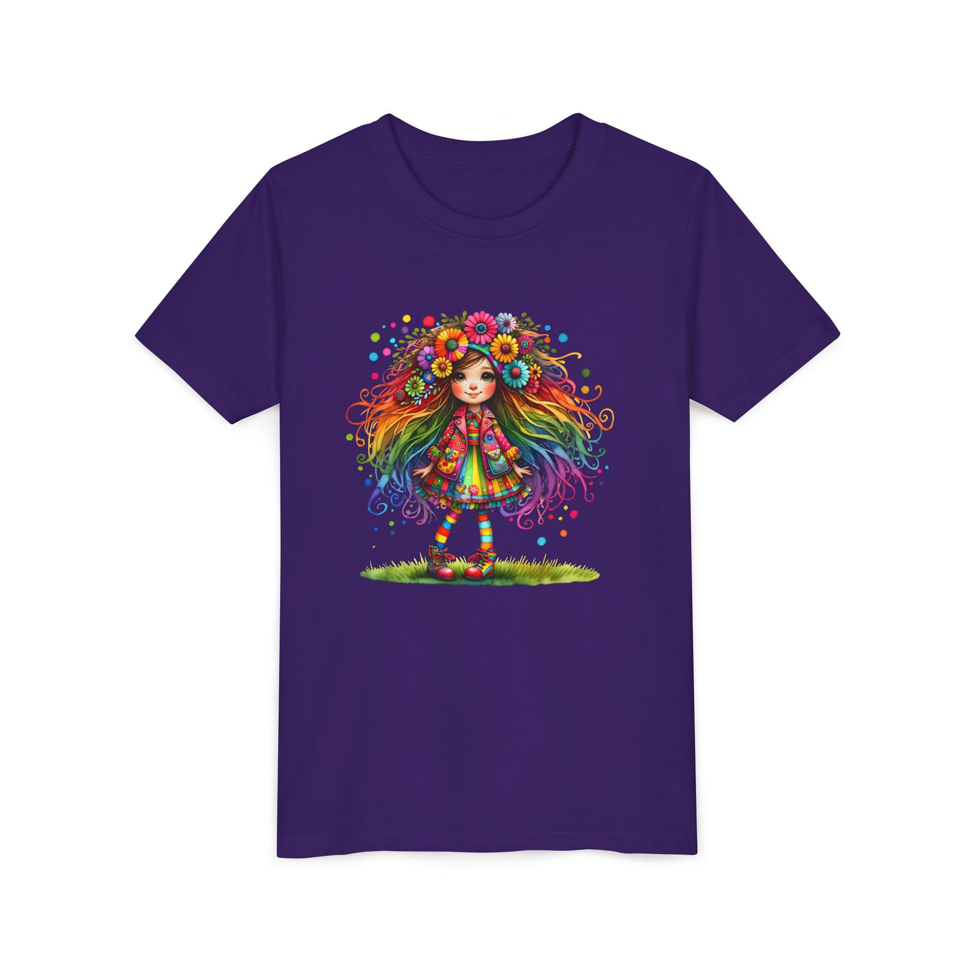 Whimsical Flower Child Youth Tee