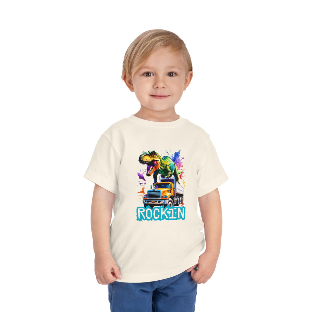 Rockin' Toddler Tee - Dino Design