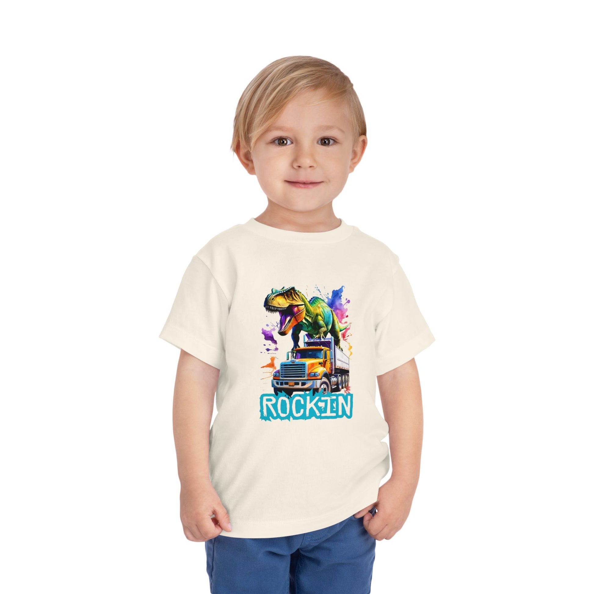 Rockin' Toddler Tee - Dino Design