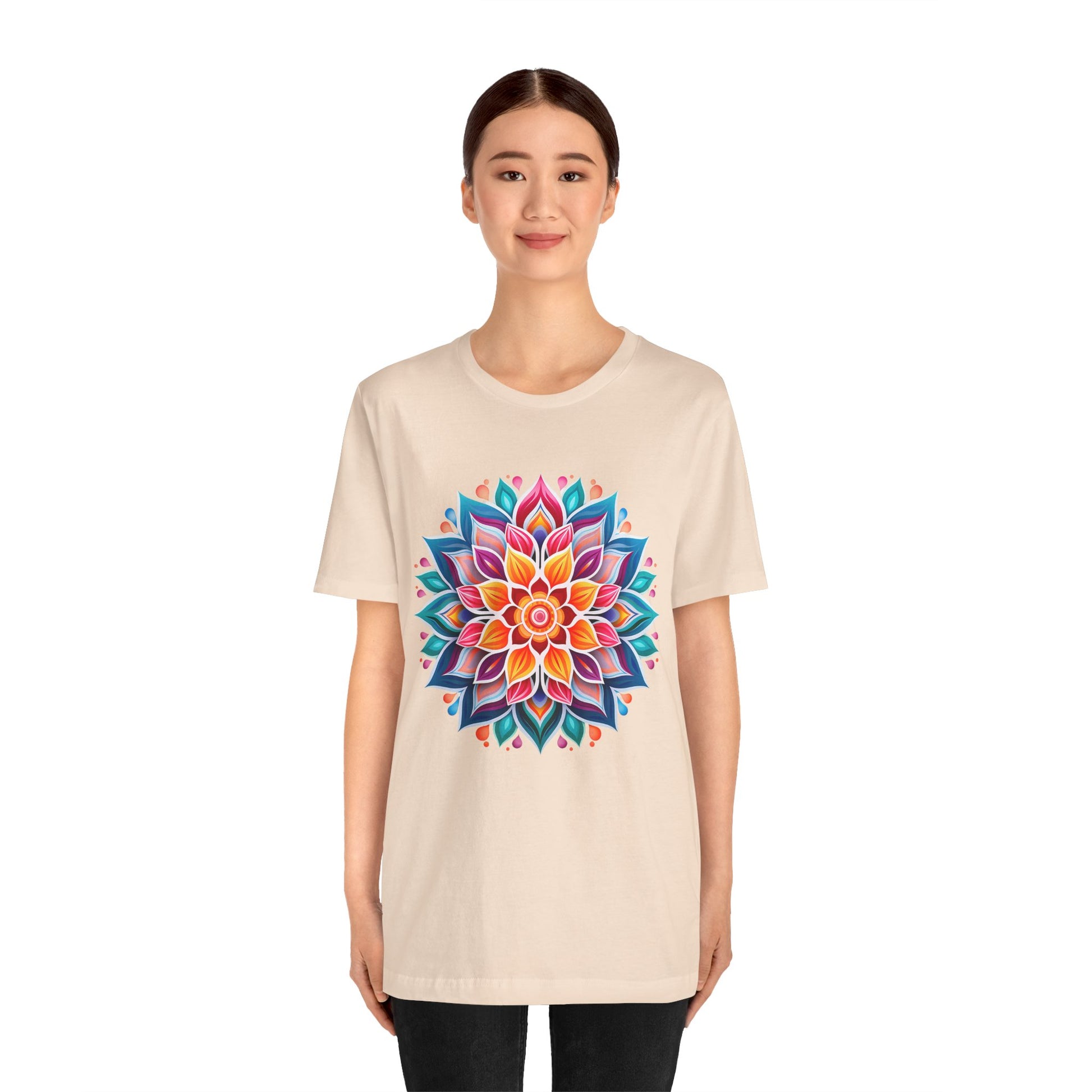 Vibrant Mandala Graphic Tee