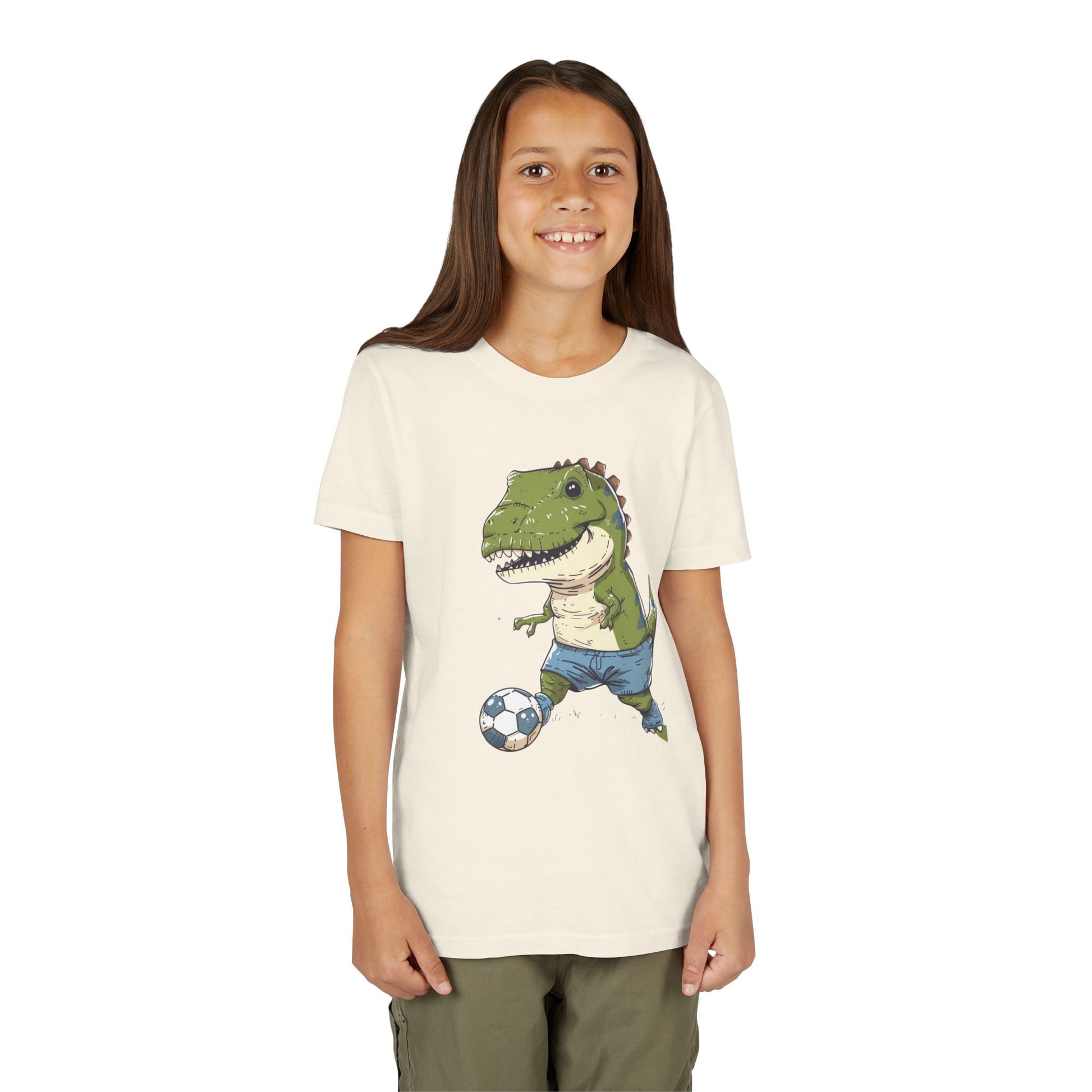 Dinosaur Soccer Youth Tee