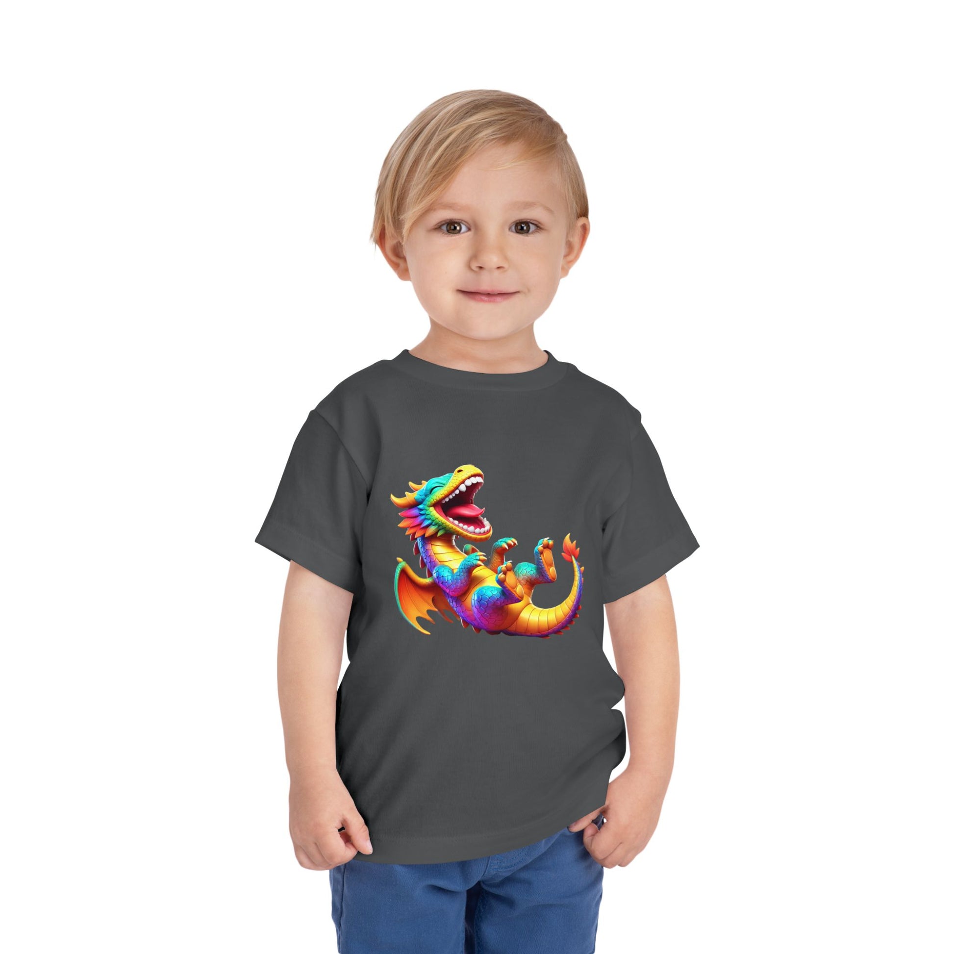 Rainbow Dinosaur Toddler Tee