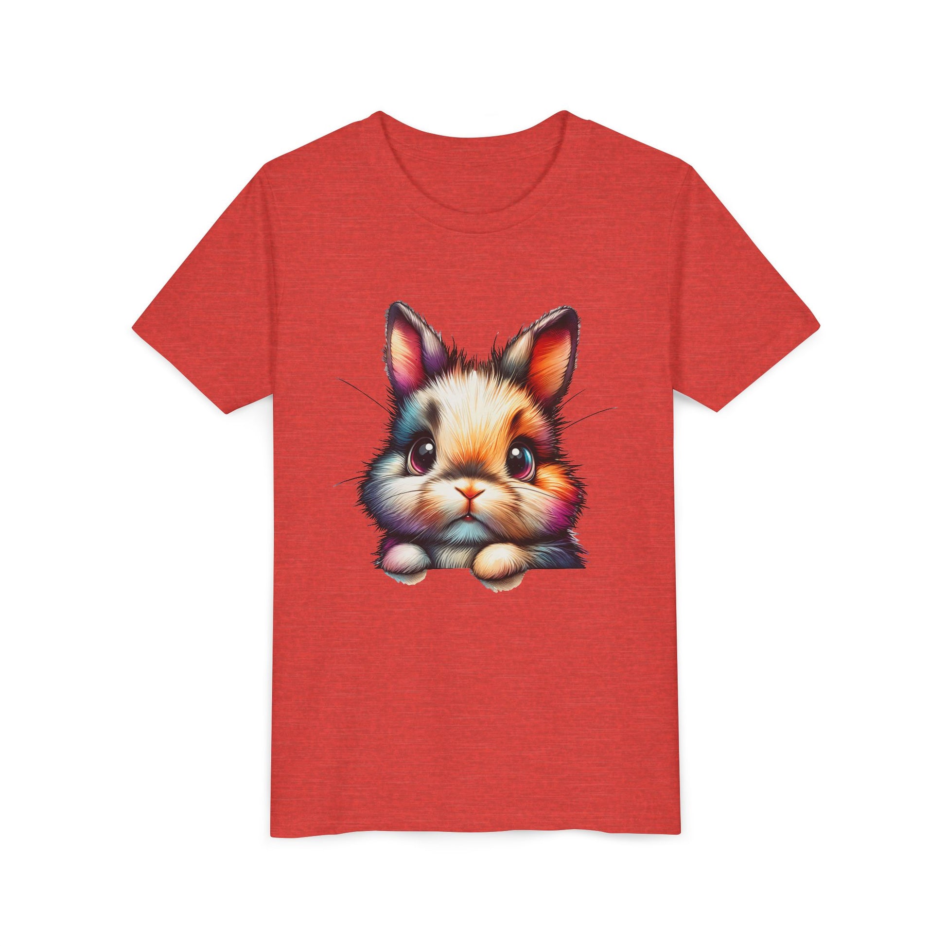 Colorful Bunny Youth Short Sleeve Tee