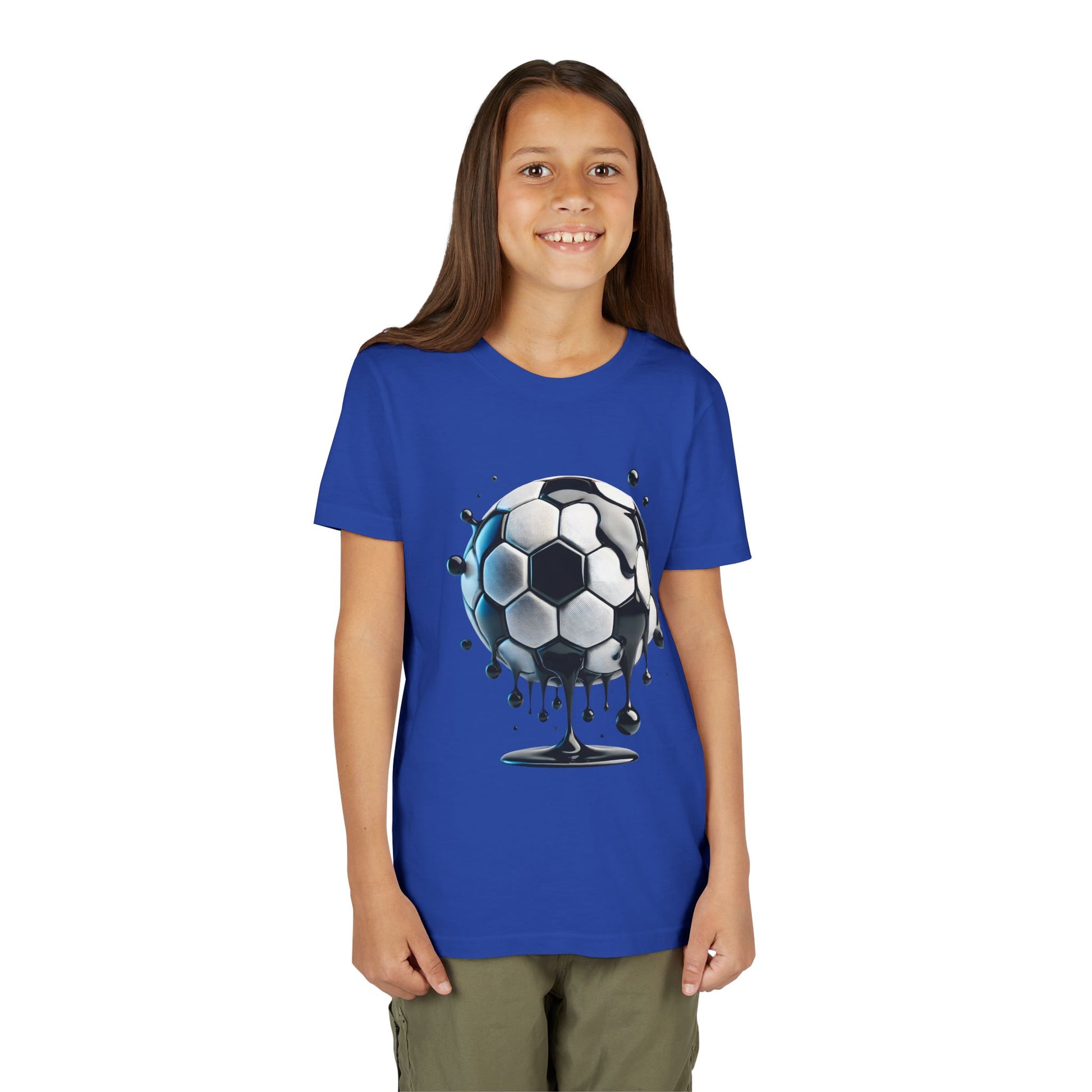 Dripping Soccer Ball Youth Tee