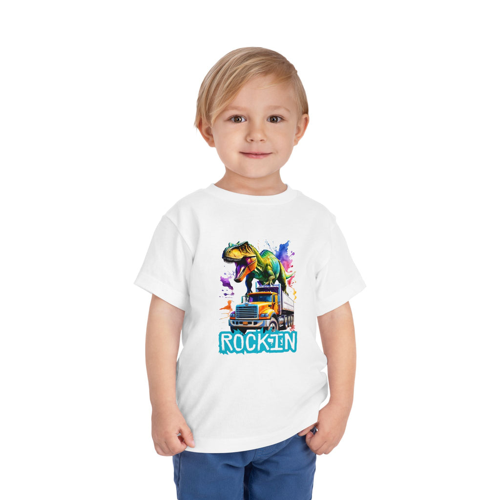 Rockin' Toddler Tee - Dino Design