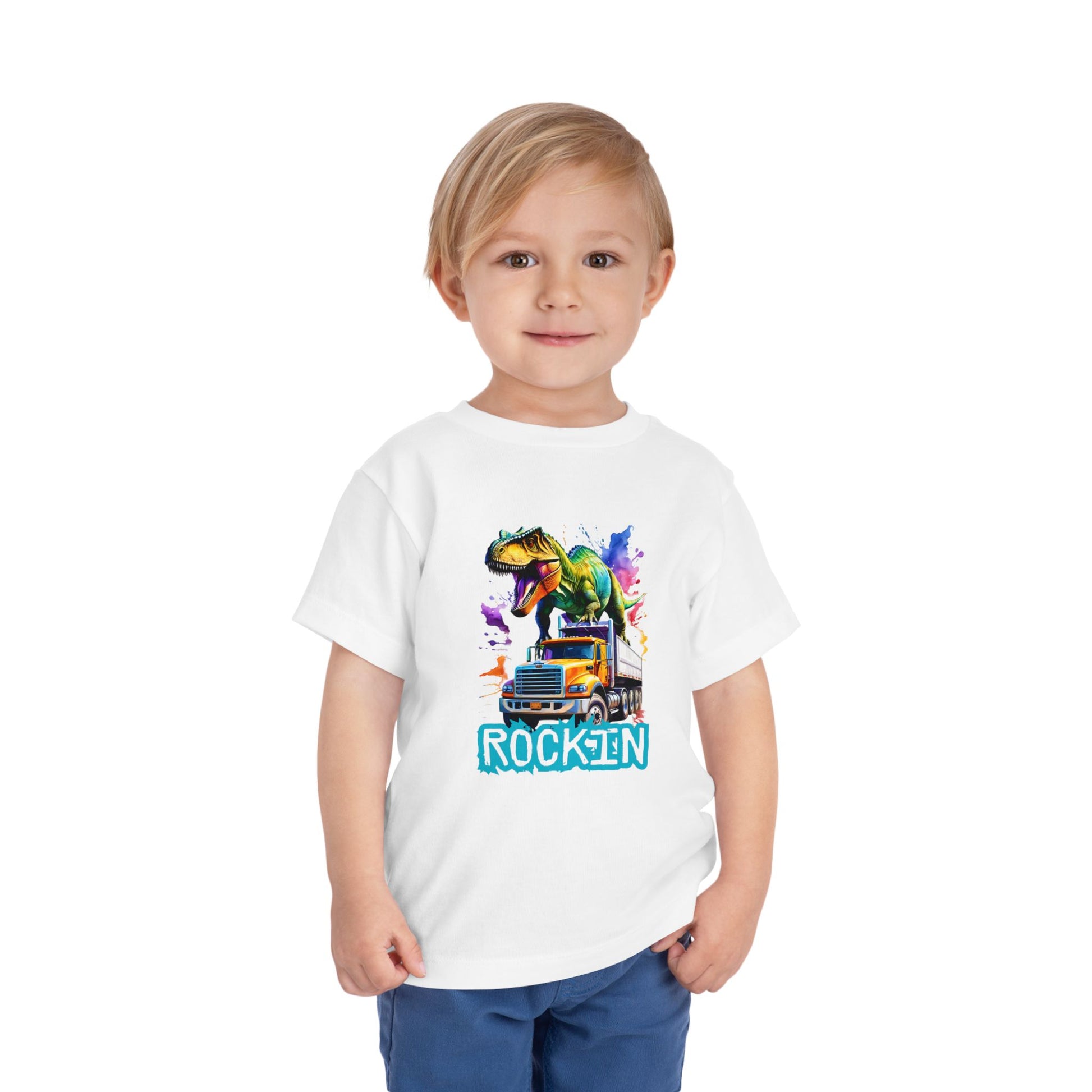 Rockin' Toddler Tee - Dino Design