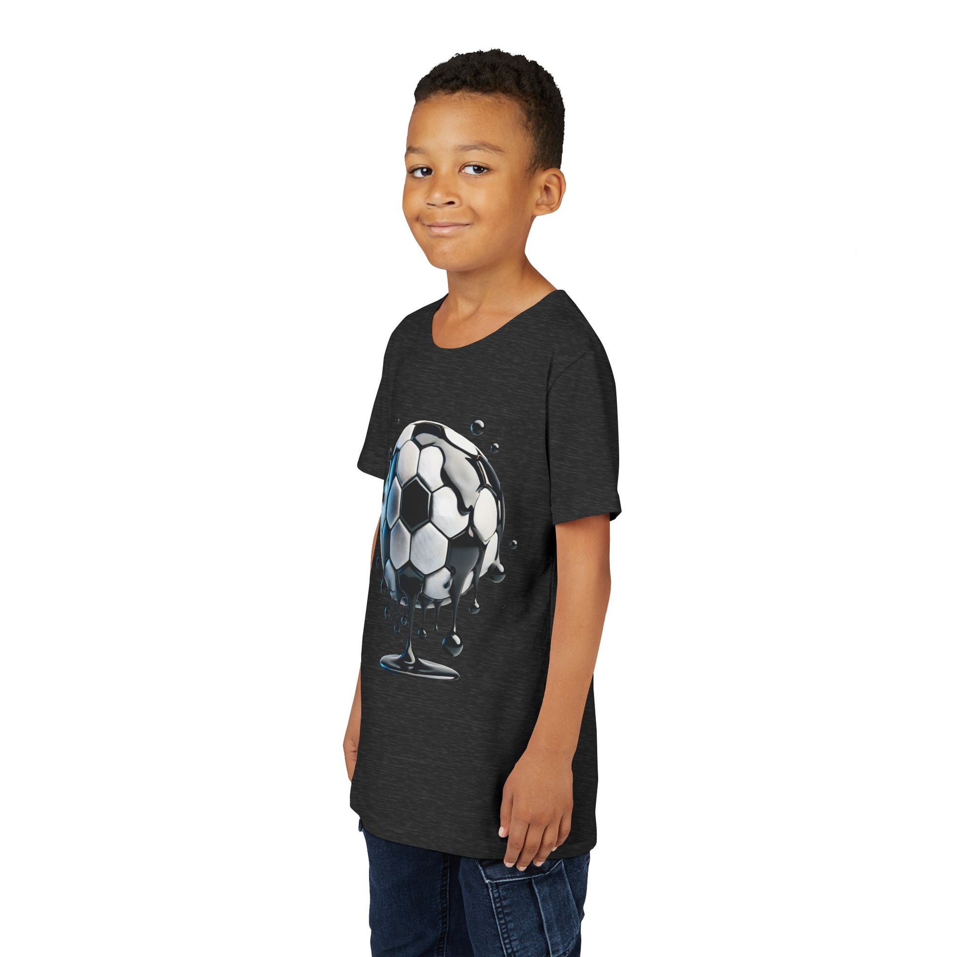 Dripping Soccer Ball Youth Tee