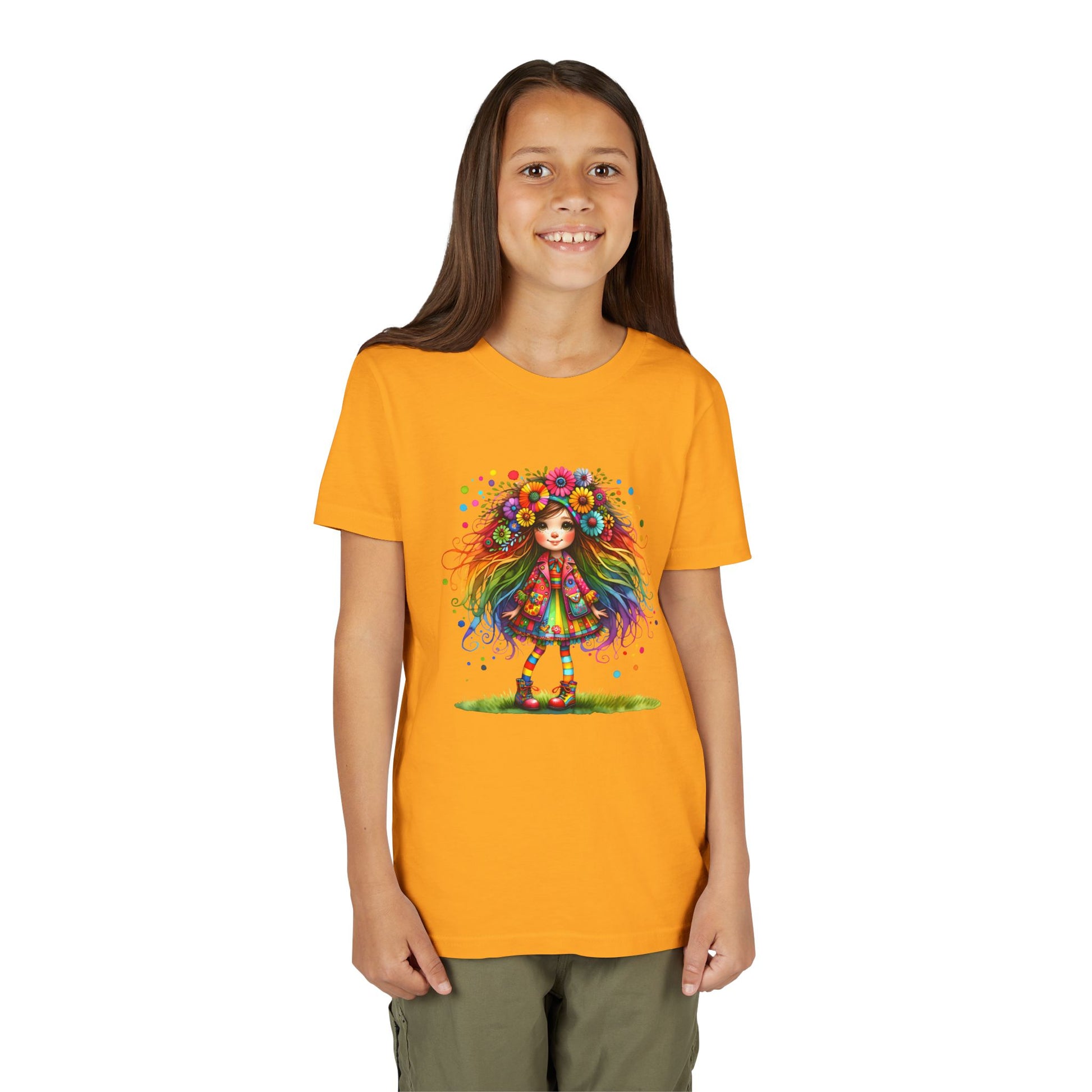 Whimsical Flower Child Youth Tee