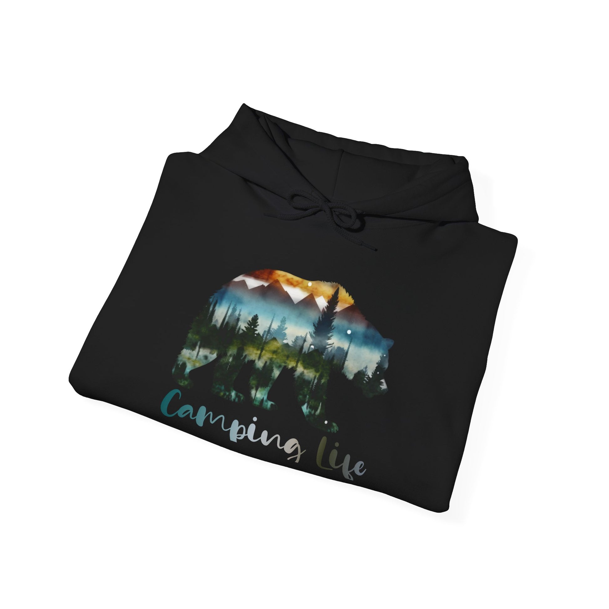 Camping Life Bear Hoodie