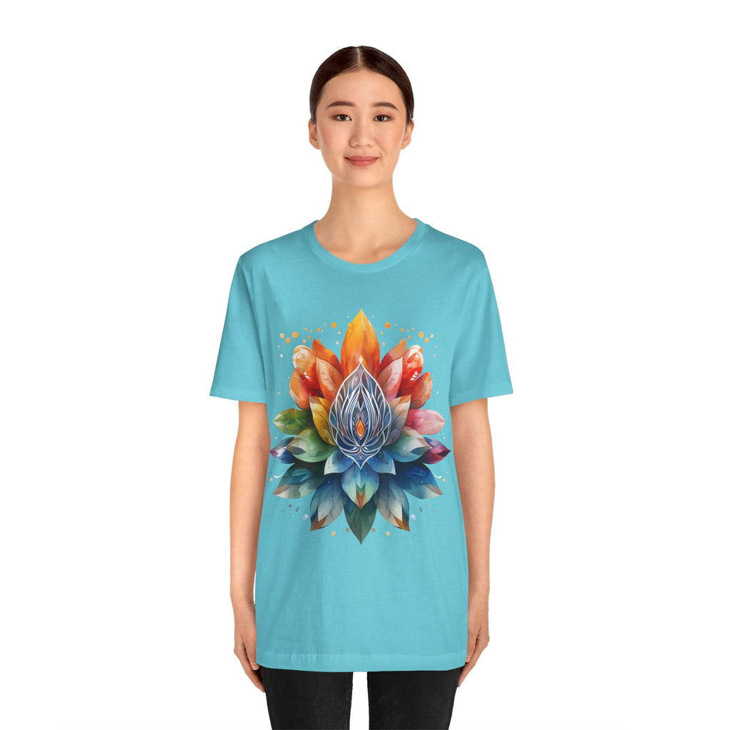 Colorful Lotus Flower T-Shirt