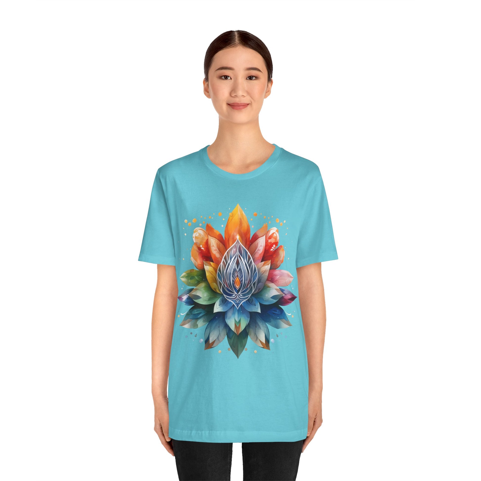 Colorful Lotus Flower T-Shirt
