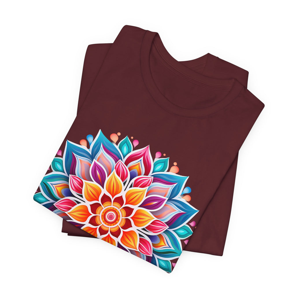Vibrant Mandala Graphic Tee