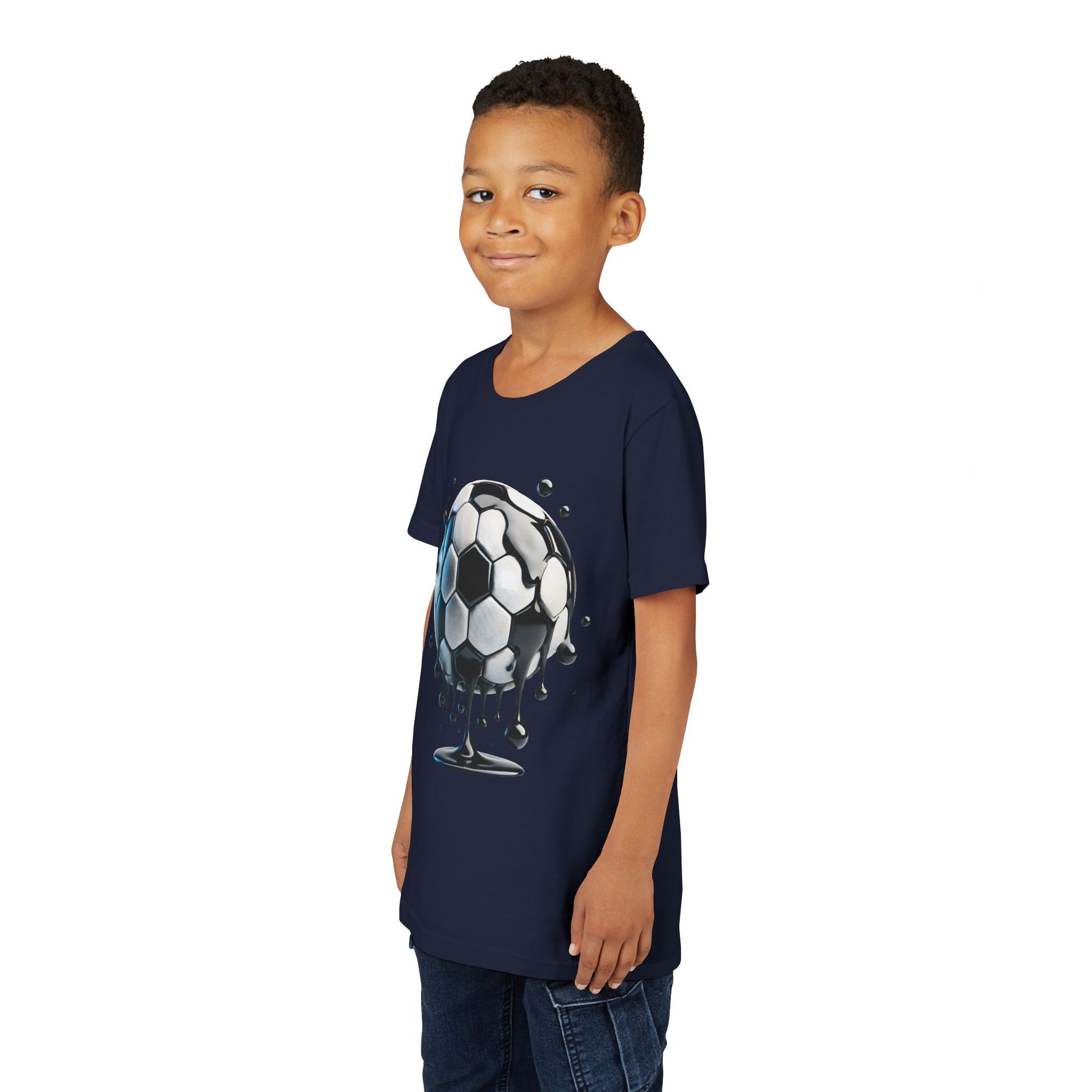 Dripping Soccer Ball Youth Tee
