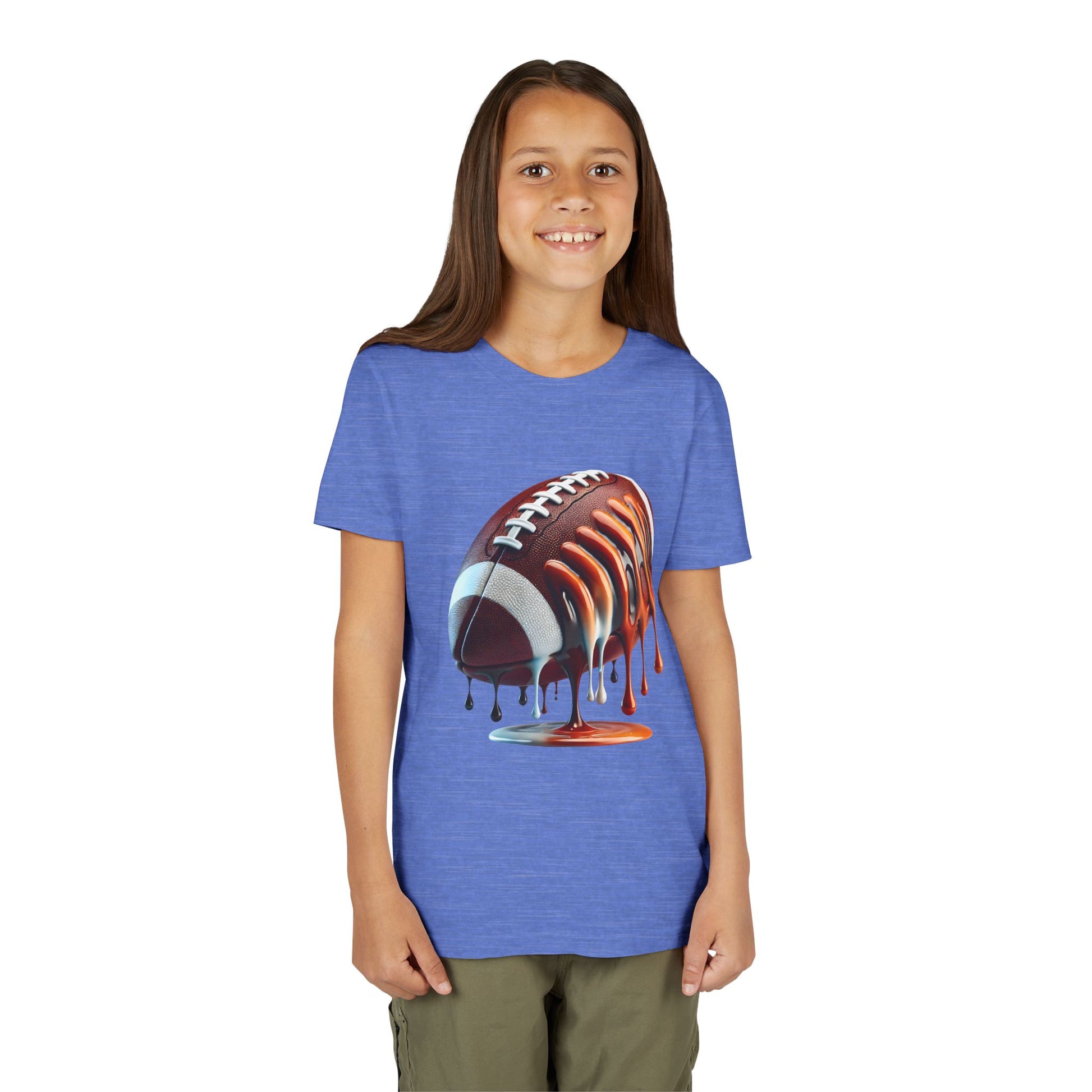 Dripping Football Youth Tee