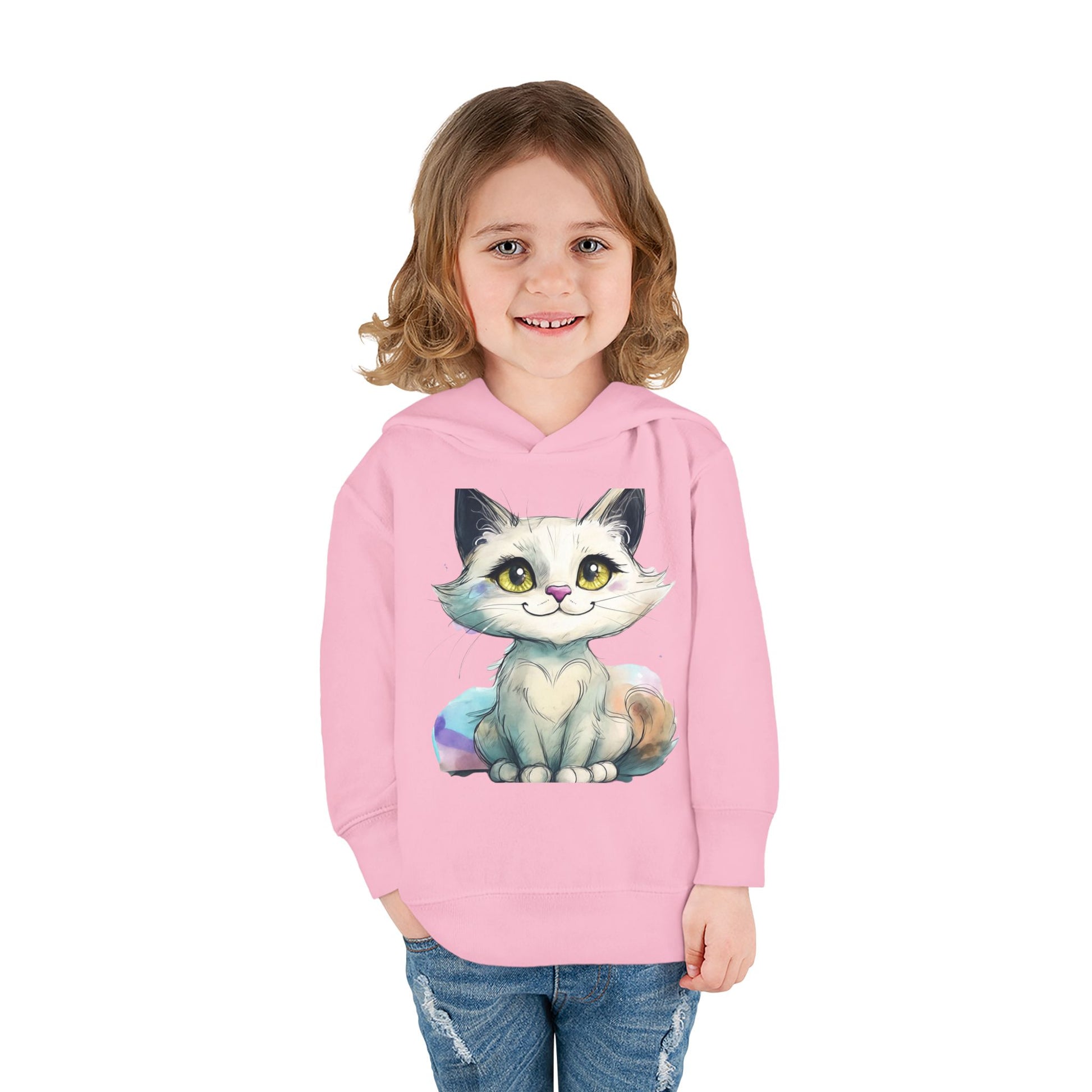 Cute Cat Toddler Hoodie