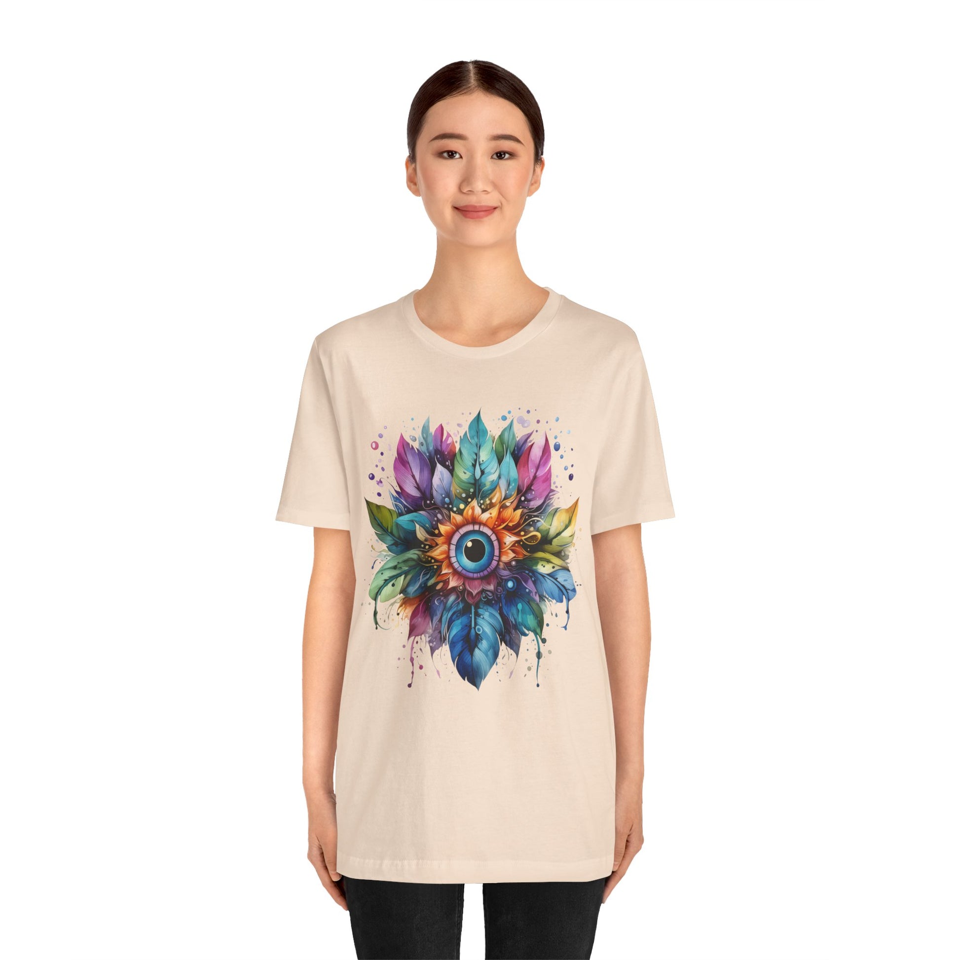Colorful Eye Design Unisex Tee