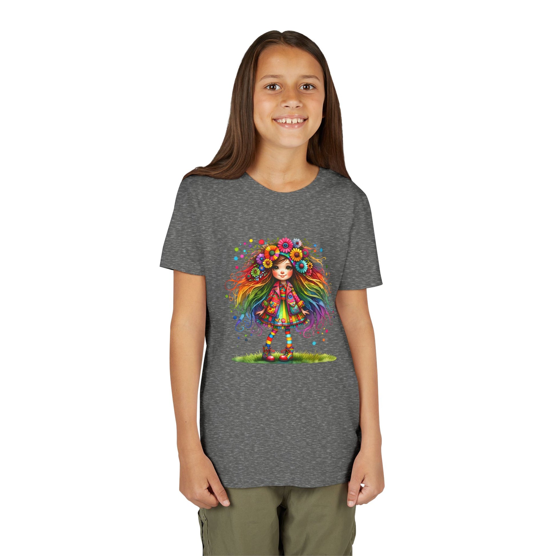 Whimsical Flower Child Youth Tee