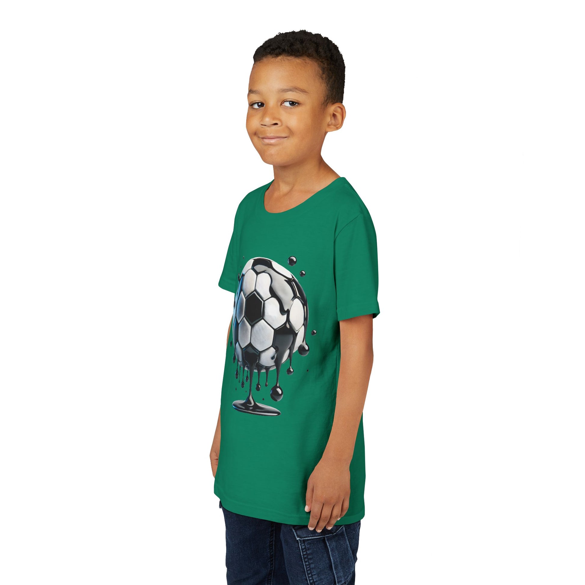 Dripping Soccer Ball Youth Tee