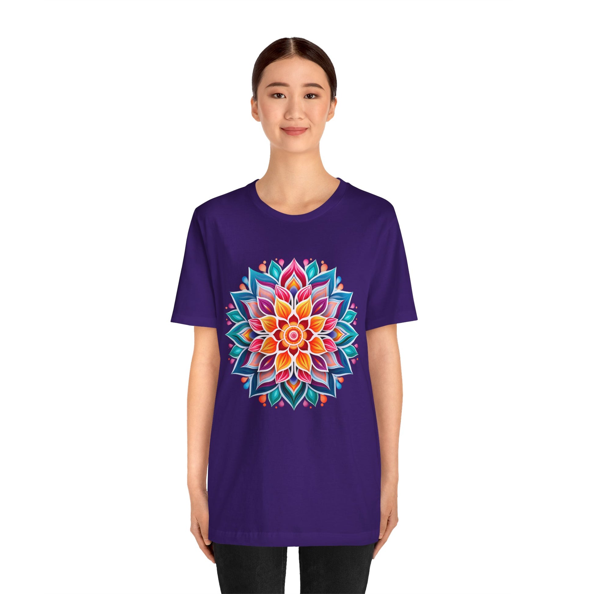Vibrant Mandala Graphic Tee