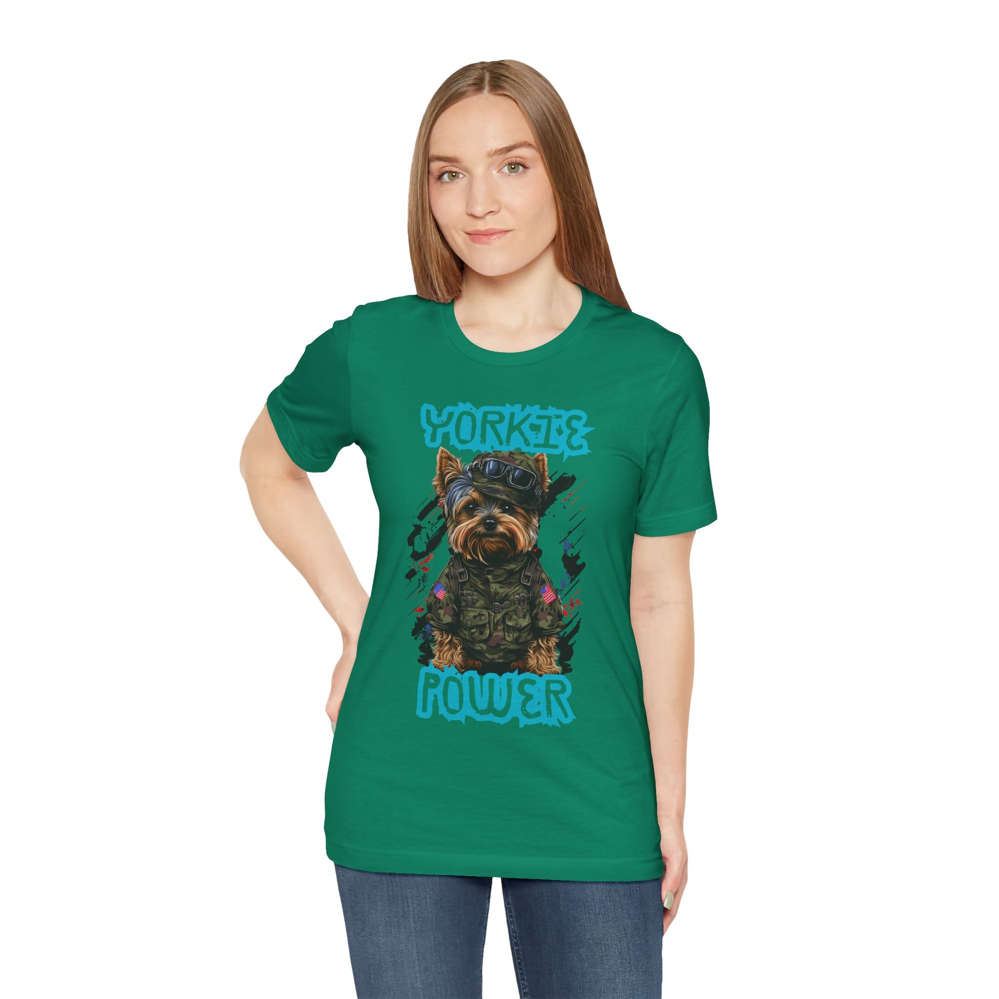Yorkie Power Unisex Tee
