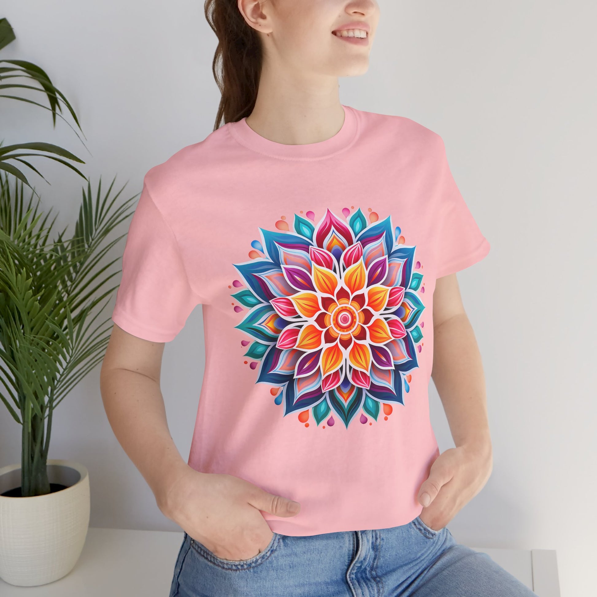 Vibrant Mandala Graphic Tee