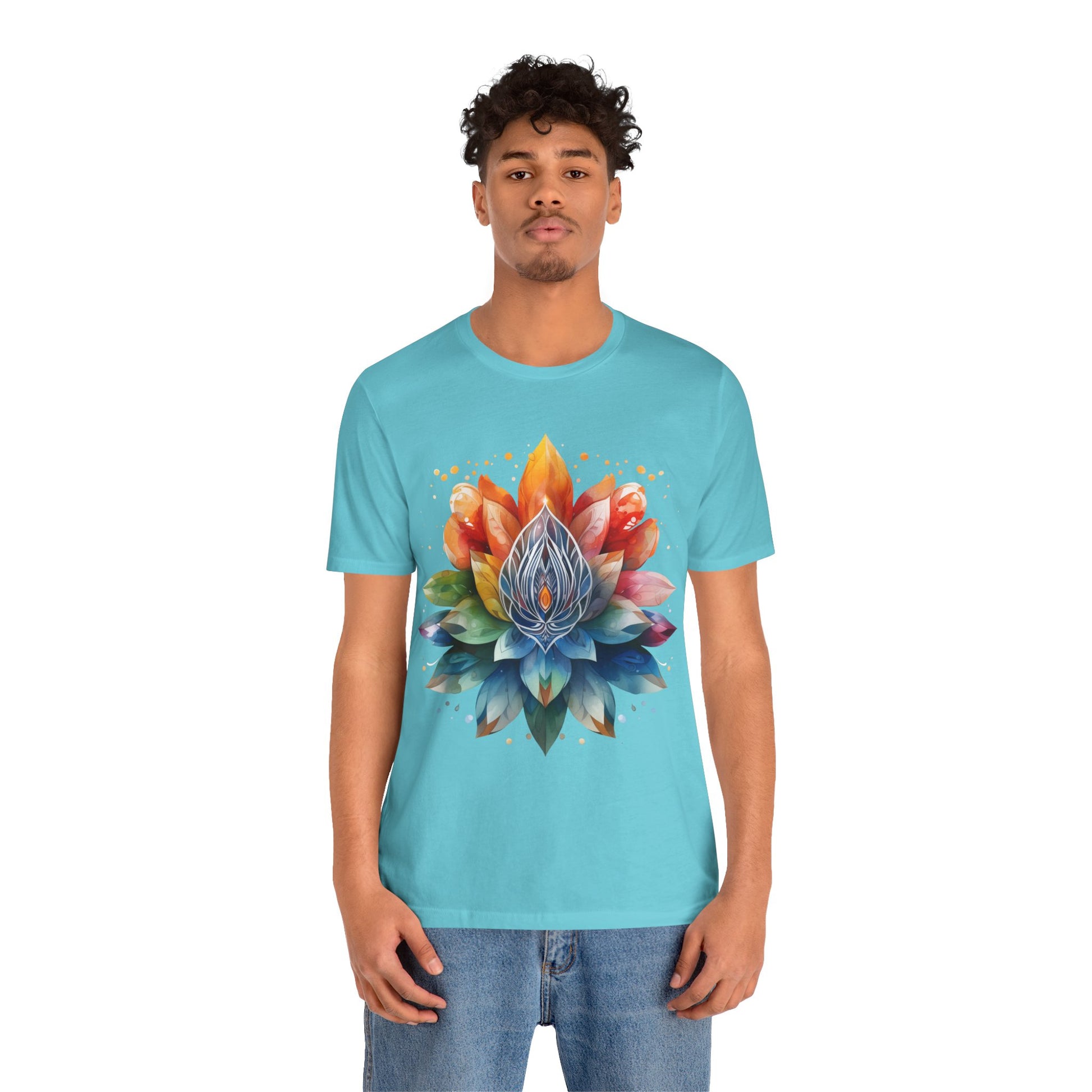 Colorful Lotus Flower T-Shirt