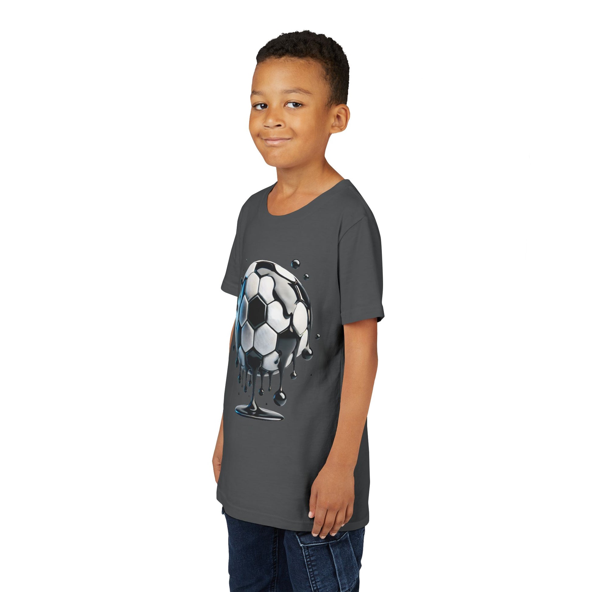Dripping Soccer Ball Youth Tee