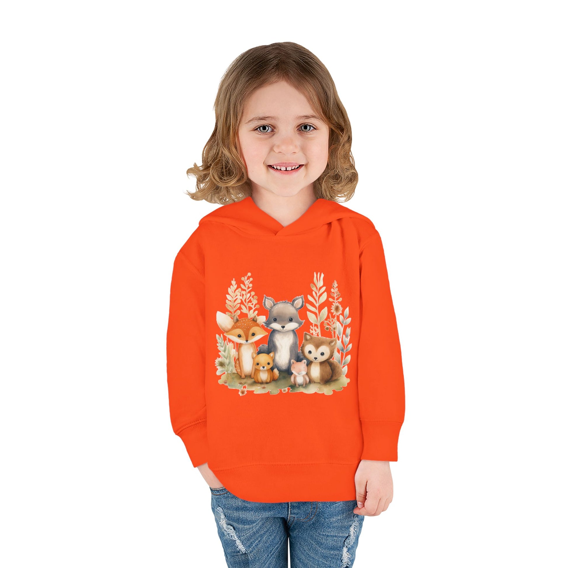 Whimsical Animal Toddler Hoodie